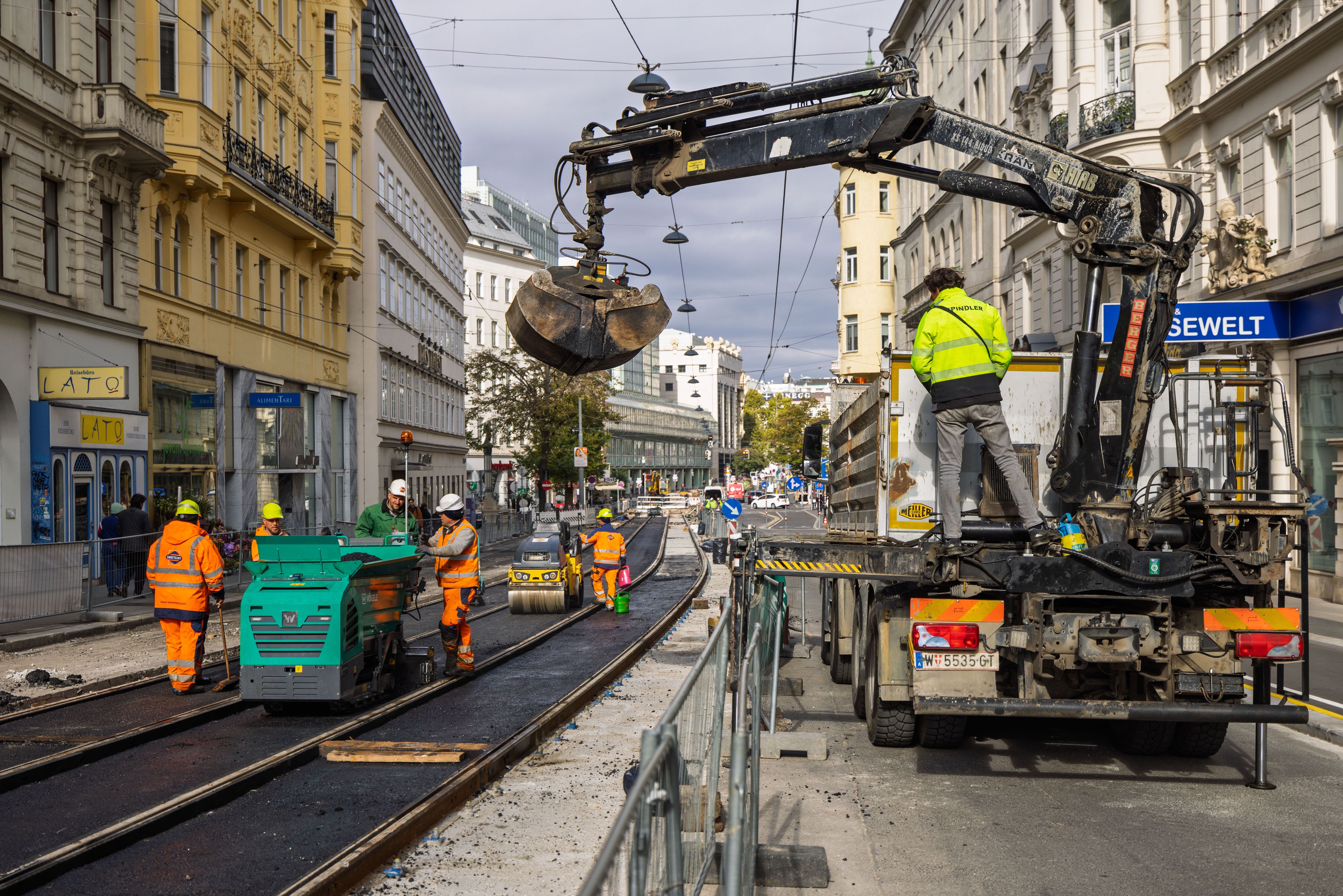 Die Gleisbauarbeiten der Wiener Linien beginnen im Februar.
