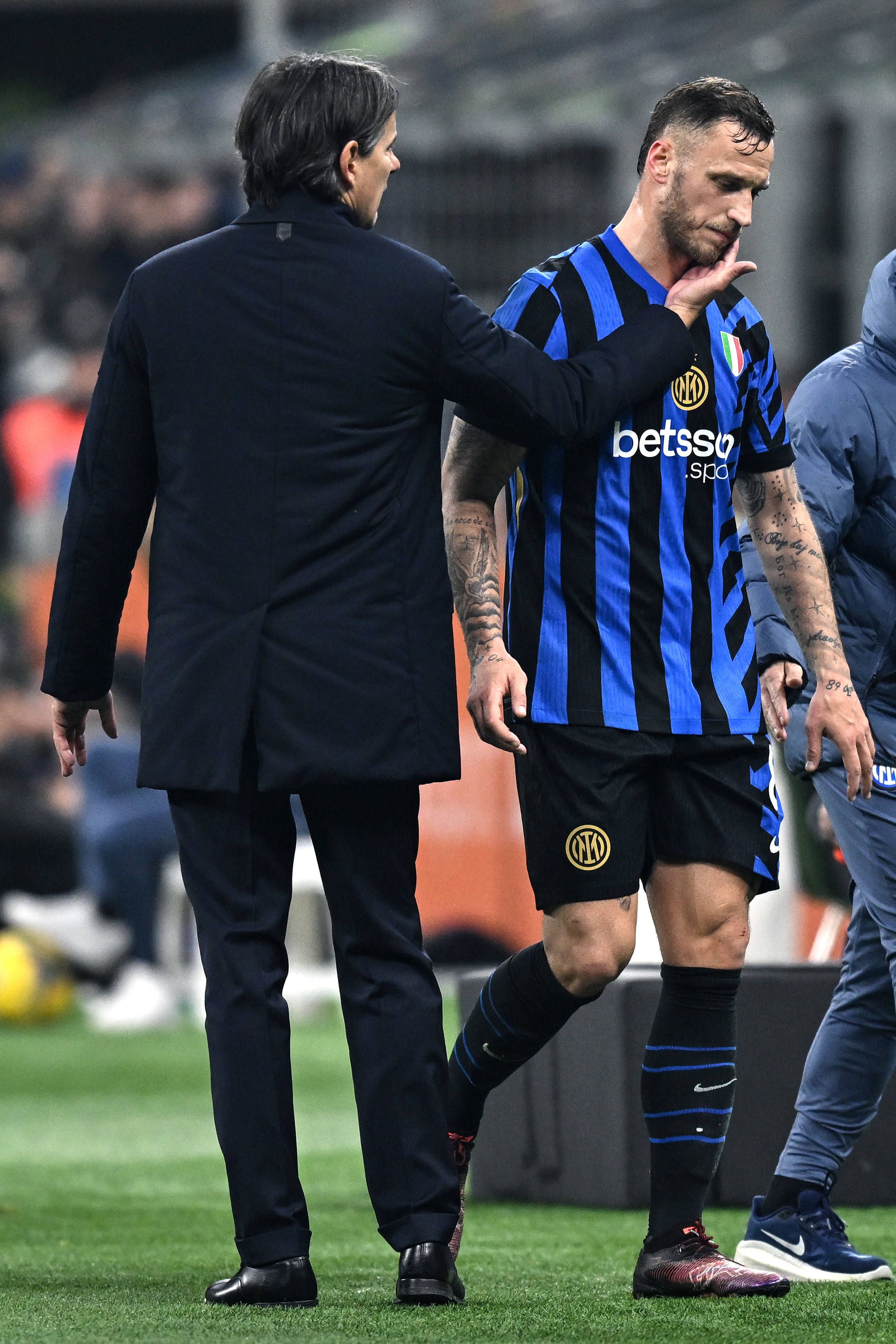 Marko Arnautovic musste ausgewechselt werden.