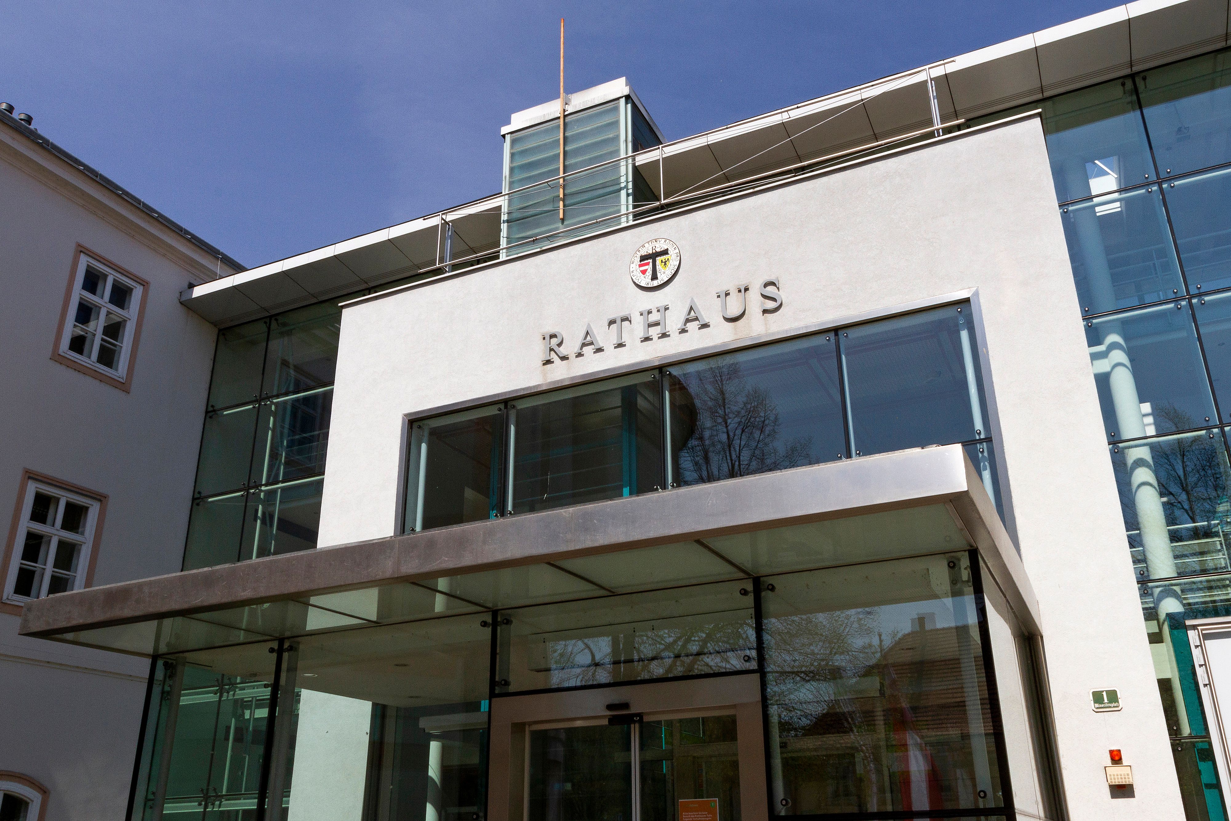 Das Rathaus in Tulln an der Donau in NÖ