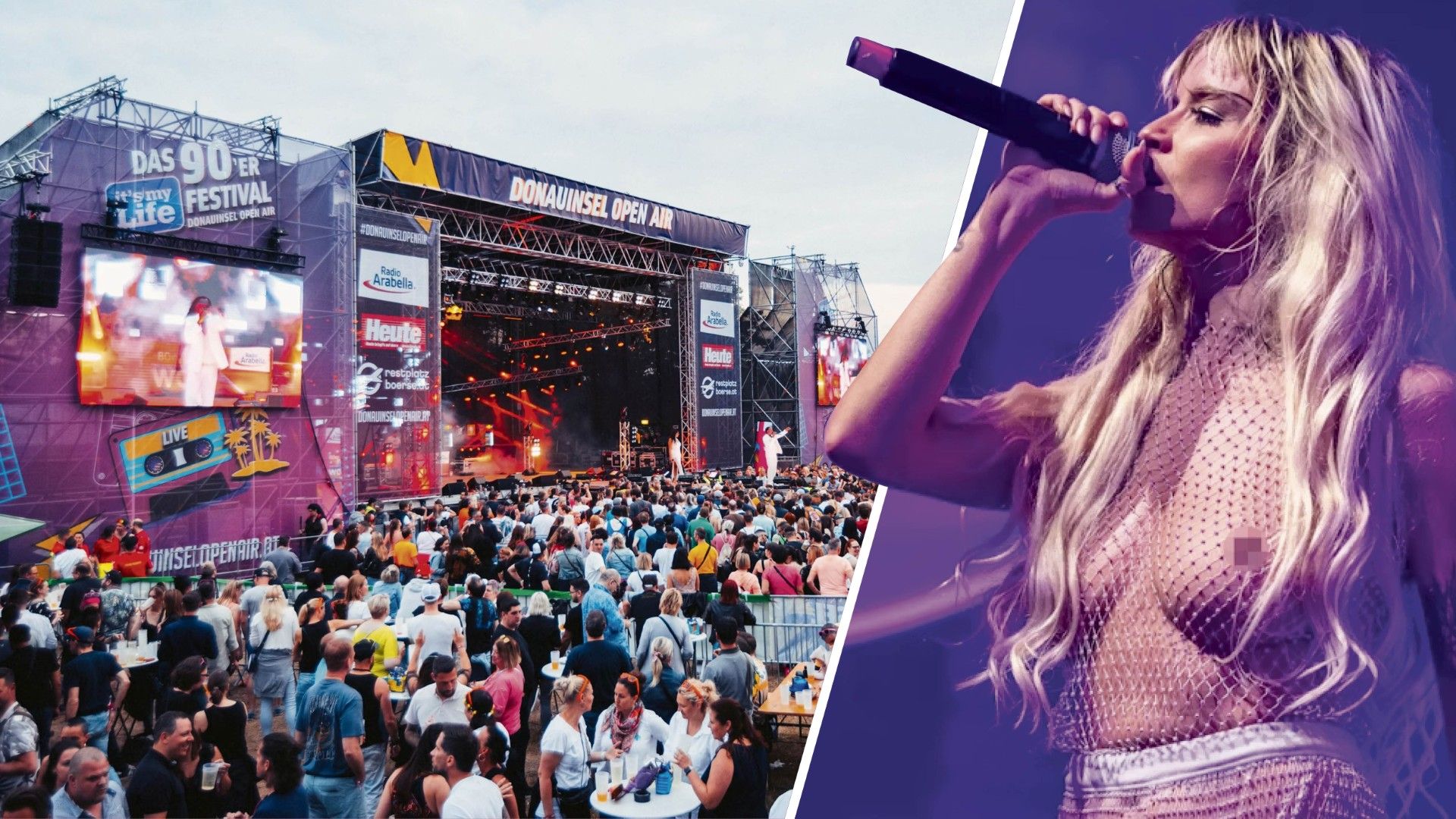 Mia Julia soll den Besuchern so richtig einheizen