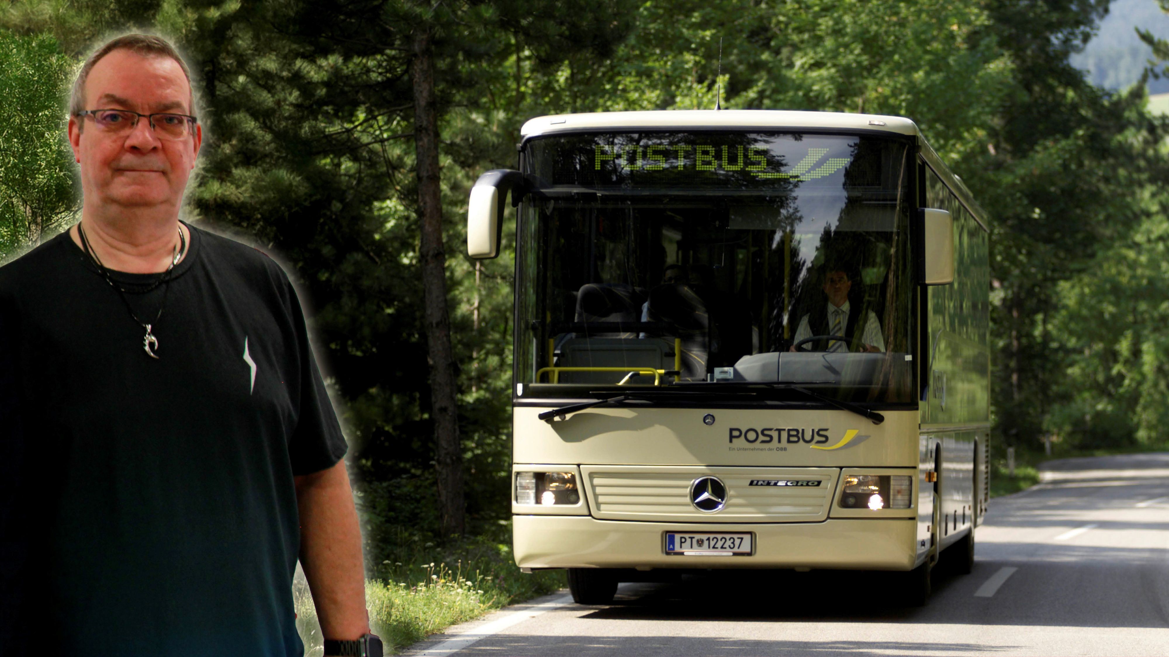 Postbus-Lenker Michael Krippner (53) berichtet von den problematischen Arbeitsbedingungen in der Branche.