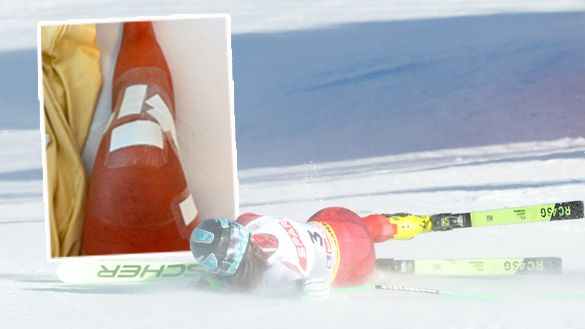 Ricarda Haaser verletzte sich im Super-G.