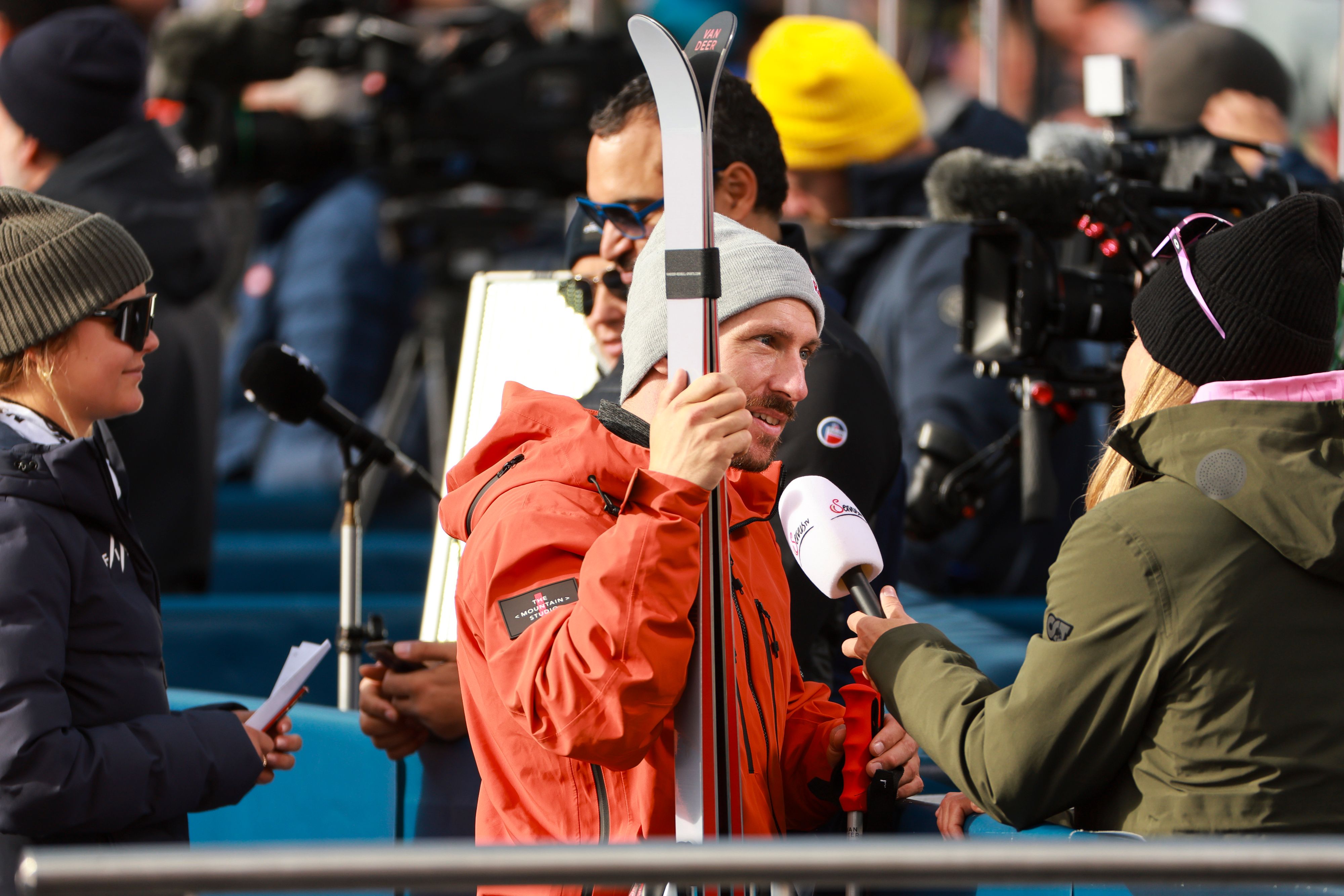 Marcel Hirscher im Interview. Künftig wird er selbst in der Medienbranche arbeiten.