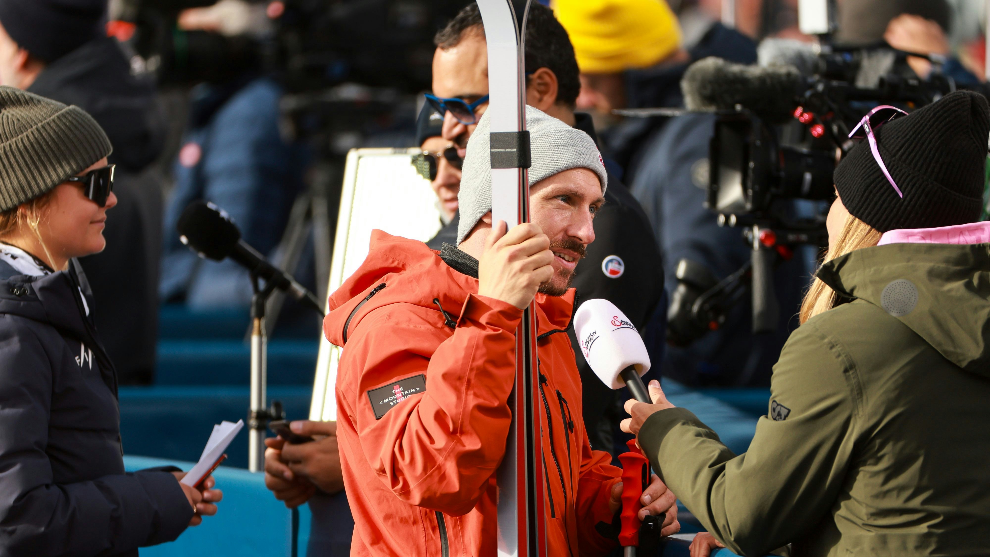 Marcel Hirscher im Interview. Künftig wird er selbst in der Medienbranche arbeiten.