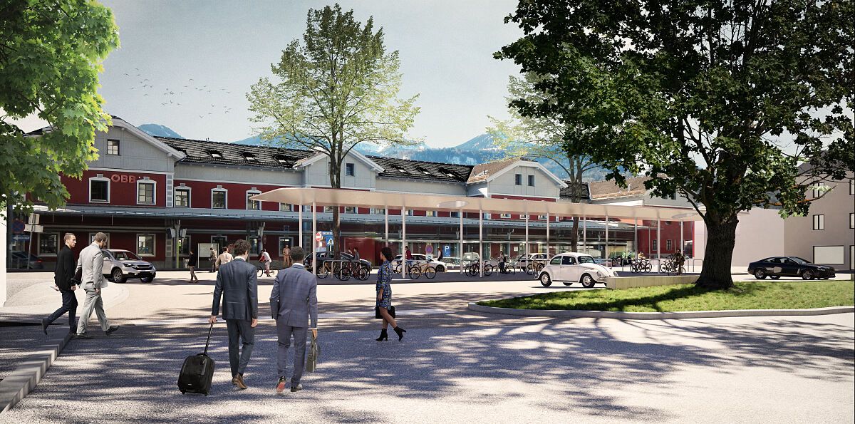 Der Bahnhof Bludenz wird bis Ende 2025 modernisiert.