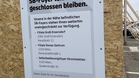 Hier können Bankkunden aus Gänserndorf ausweichen.
