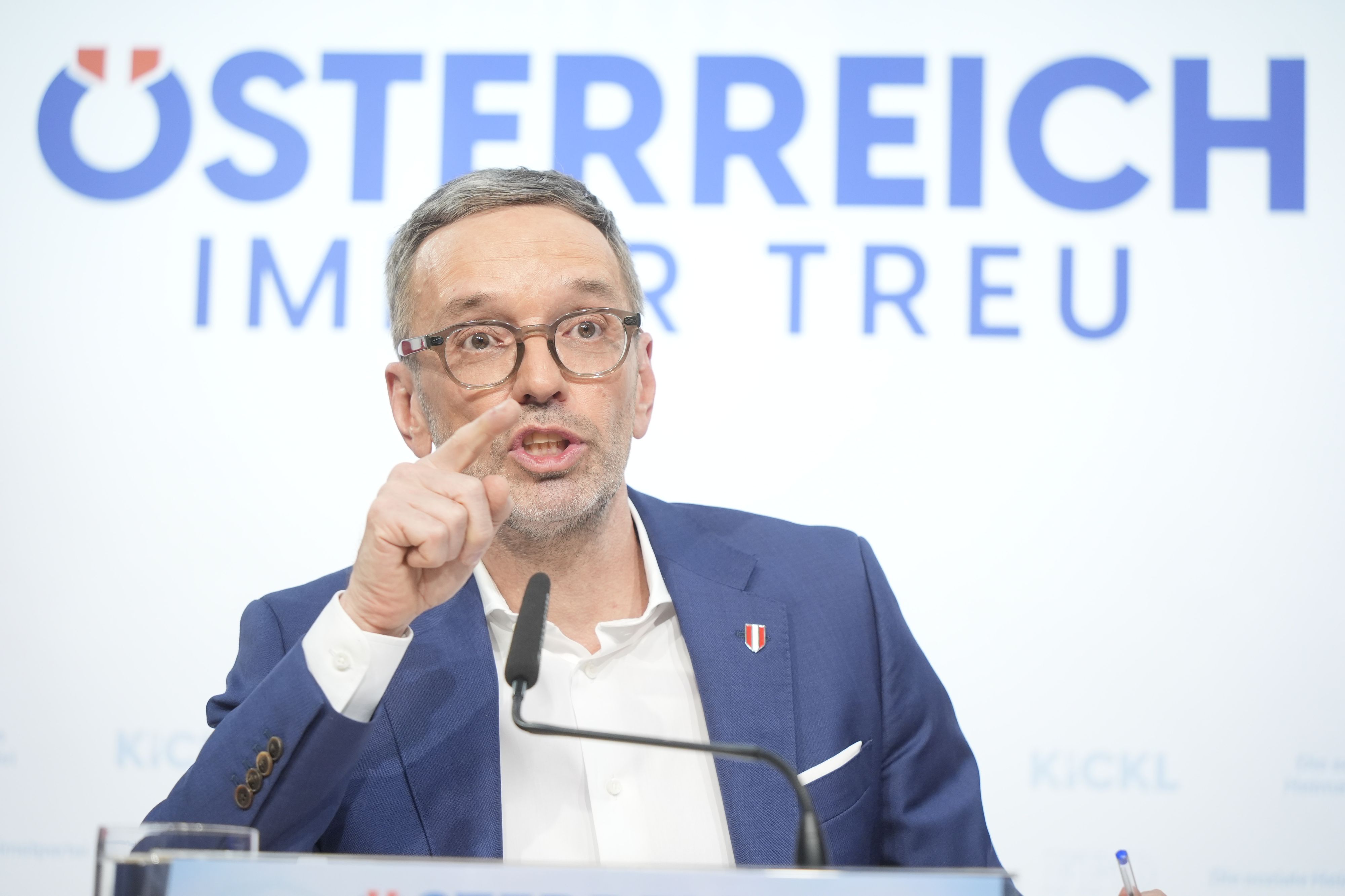 FPÖ-Chef Herbert Kickl nahm zum Platzen der Regierungsverhandlungen Stellung.