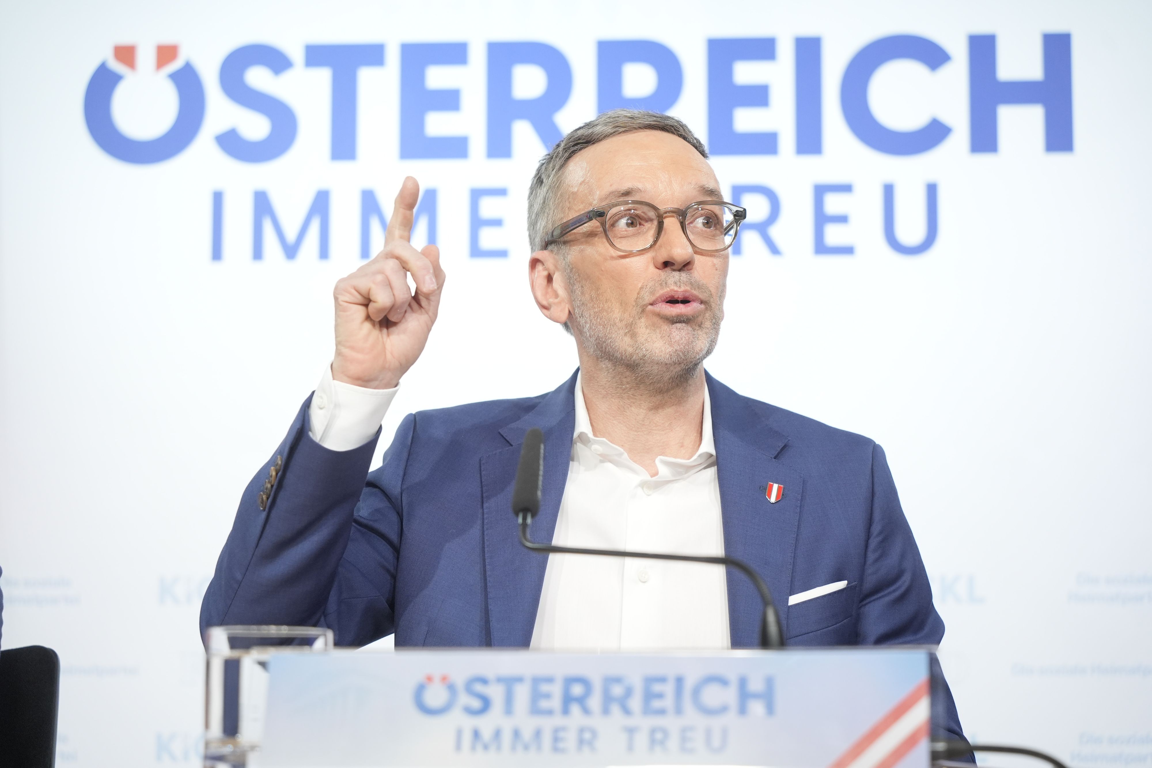 FPÖ-Chef Herbert Kickl glaubt, dass es in Österreich 