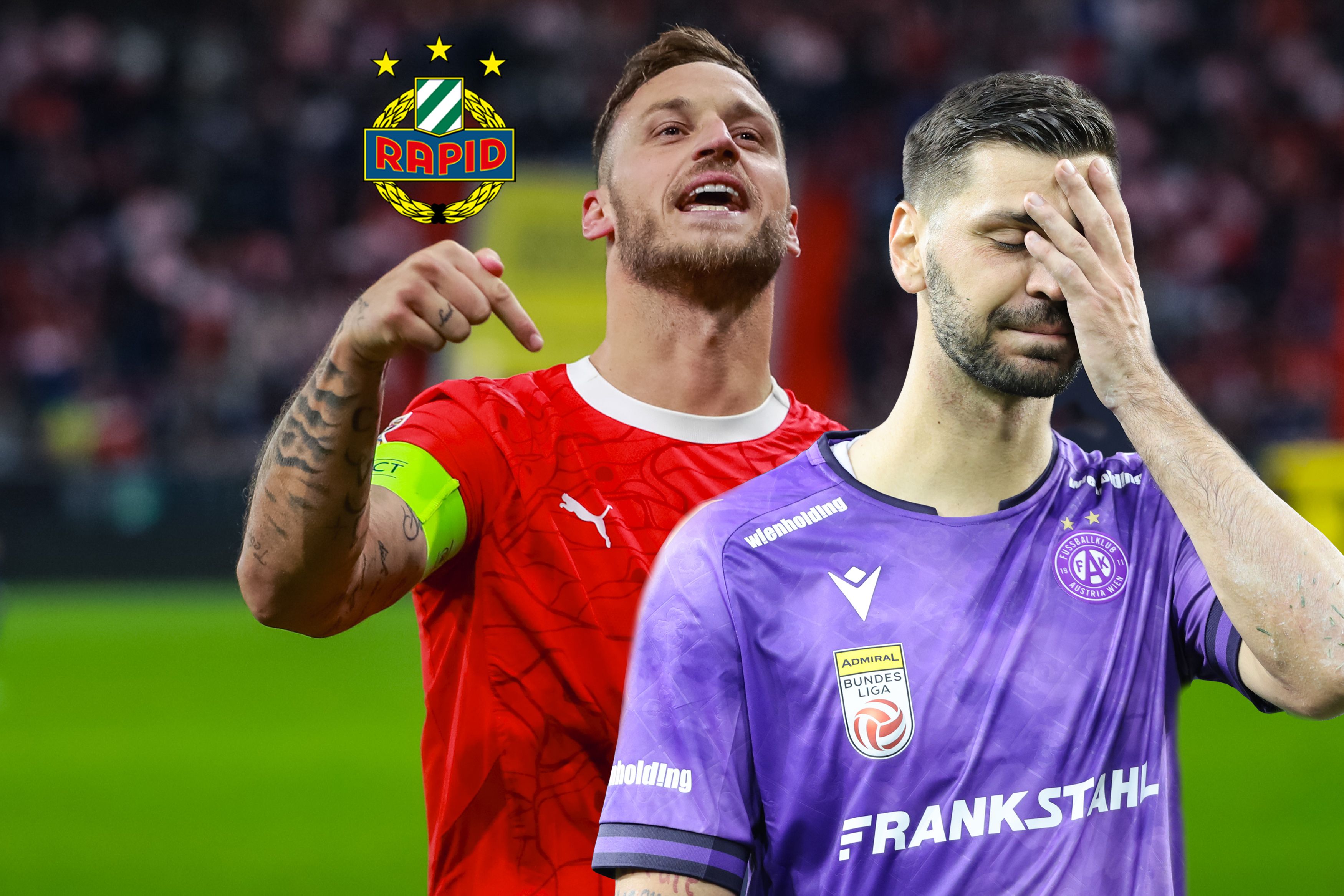 Marko Arnautovic kickte in der Jugend beim FAC, bei der Austria, Vienna und Rapid.