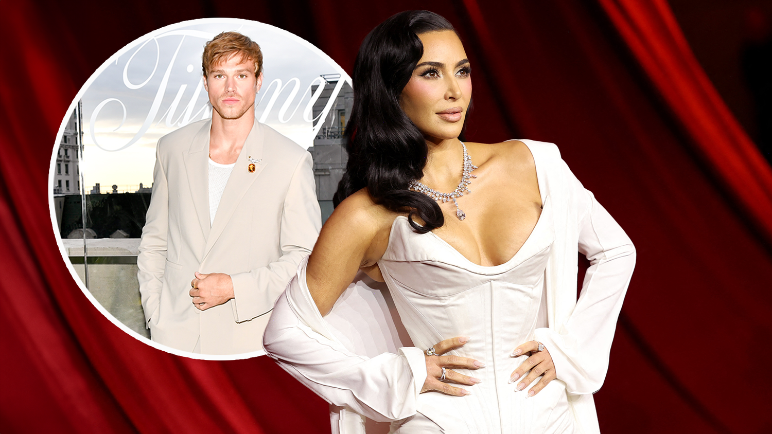 Neue Paparazzi-Fotos zeigen Kim Kardashian in einem weißen Kleid am Strand mit Matthew Noszka.