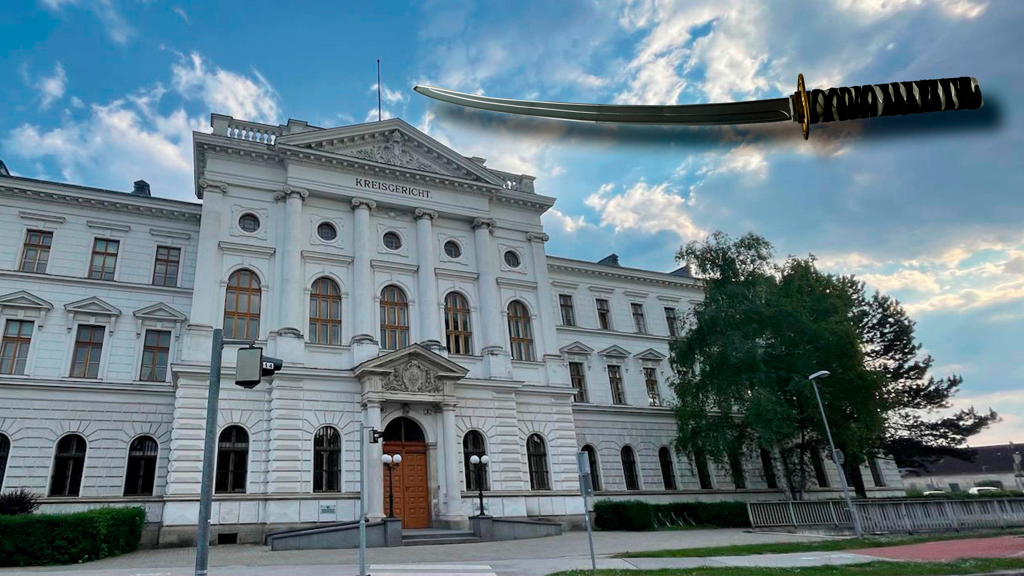 Angriff mit Samurai-Dekoschwert in einer Wohnung in Wr. Neustadt – jetzt fand der Prozess statt.