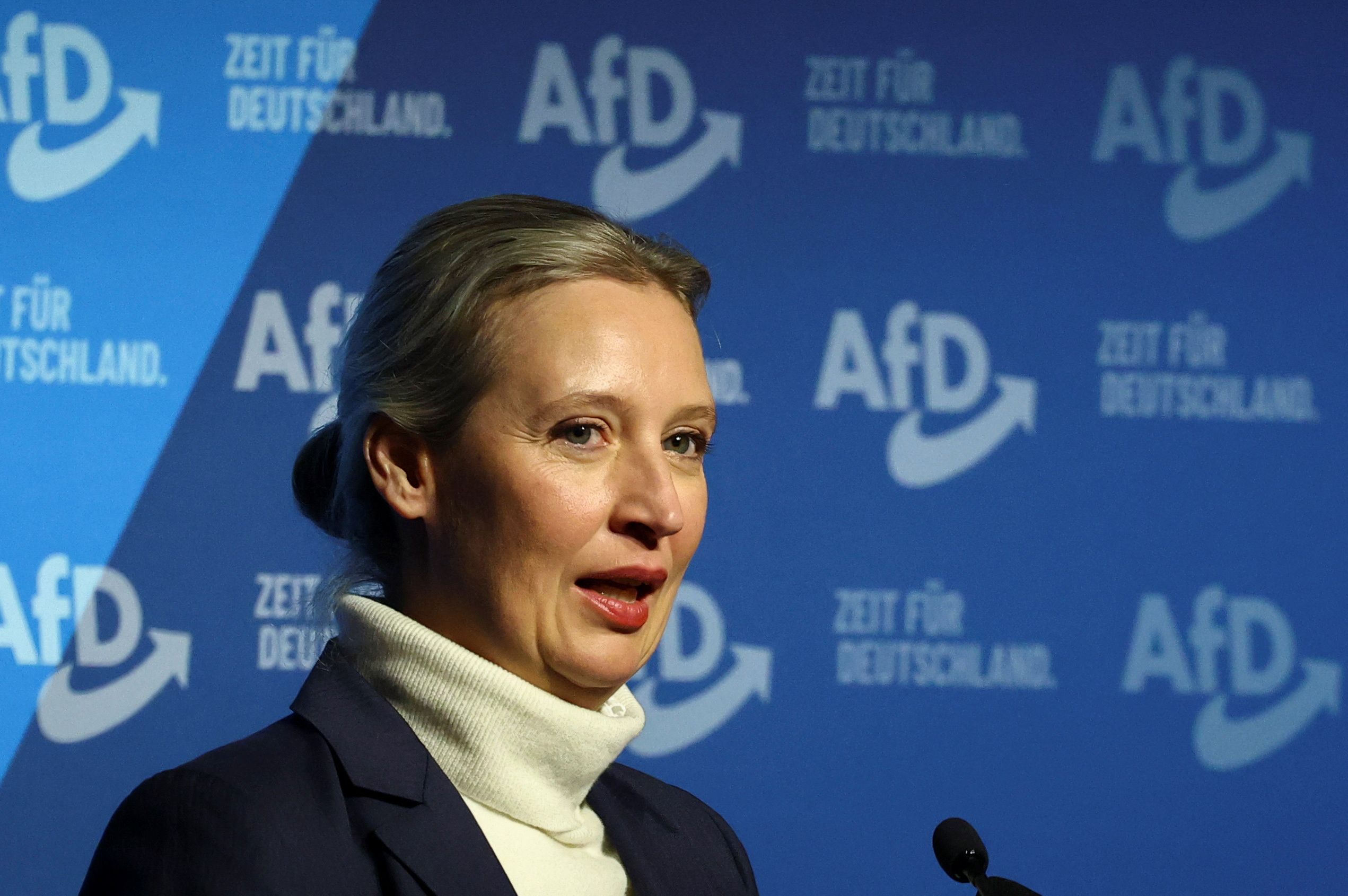 Weicht kritischen Fragen aus und begibt sich oft in die Opfer-Rolle AfD-Spitzenkandidatin Alice Weidel.
