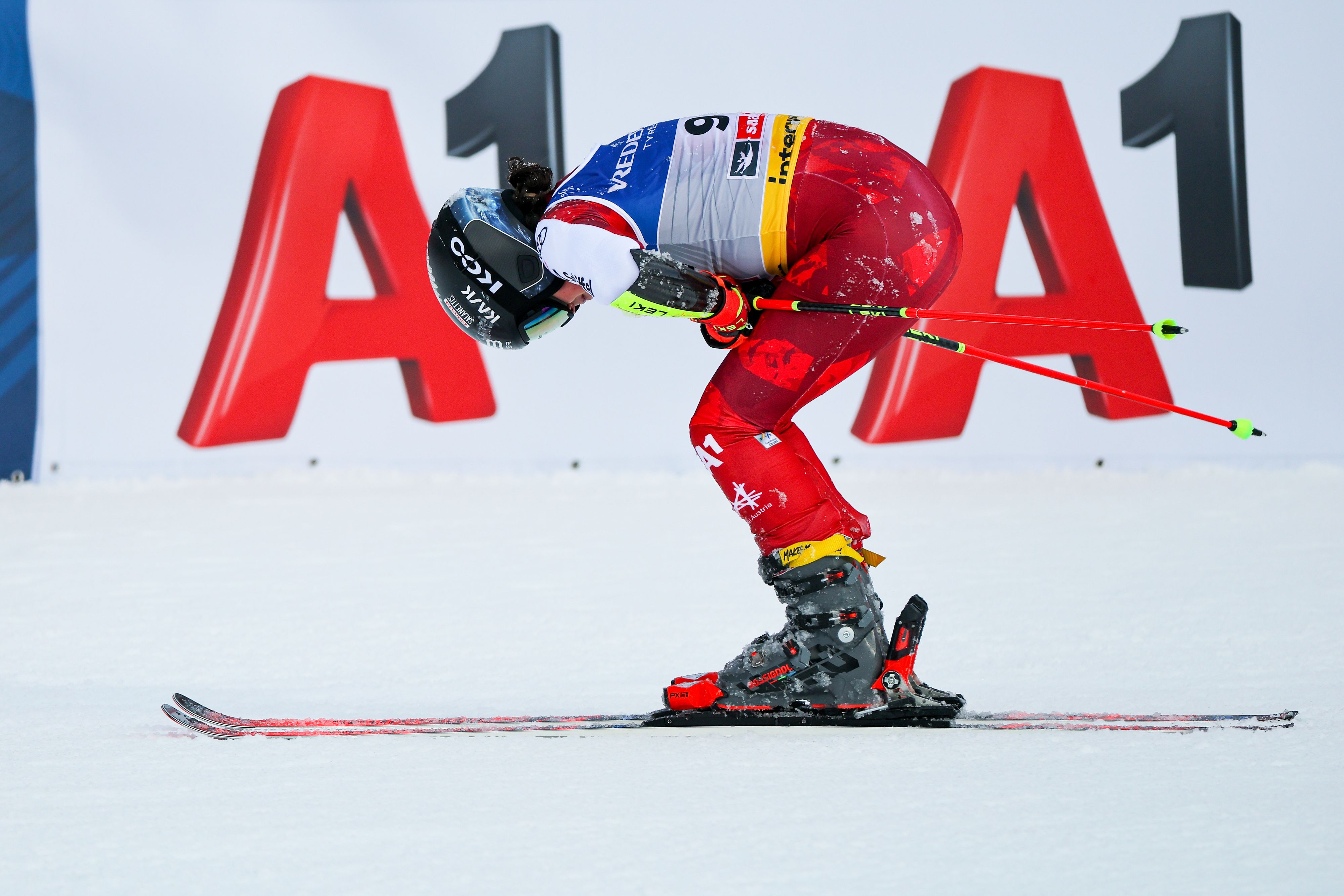 Julia Scheib stürzte im zweiten Durchgang.