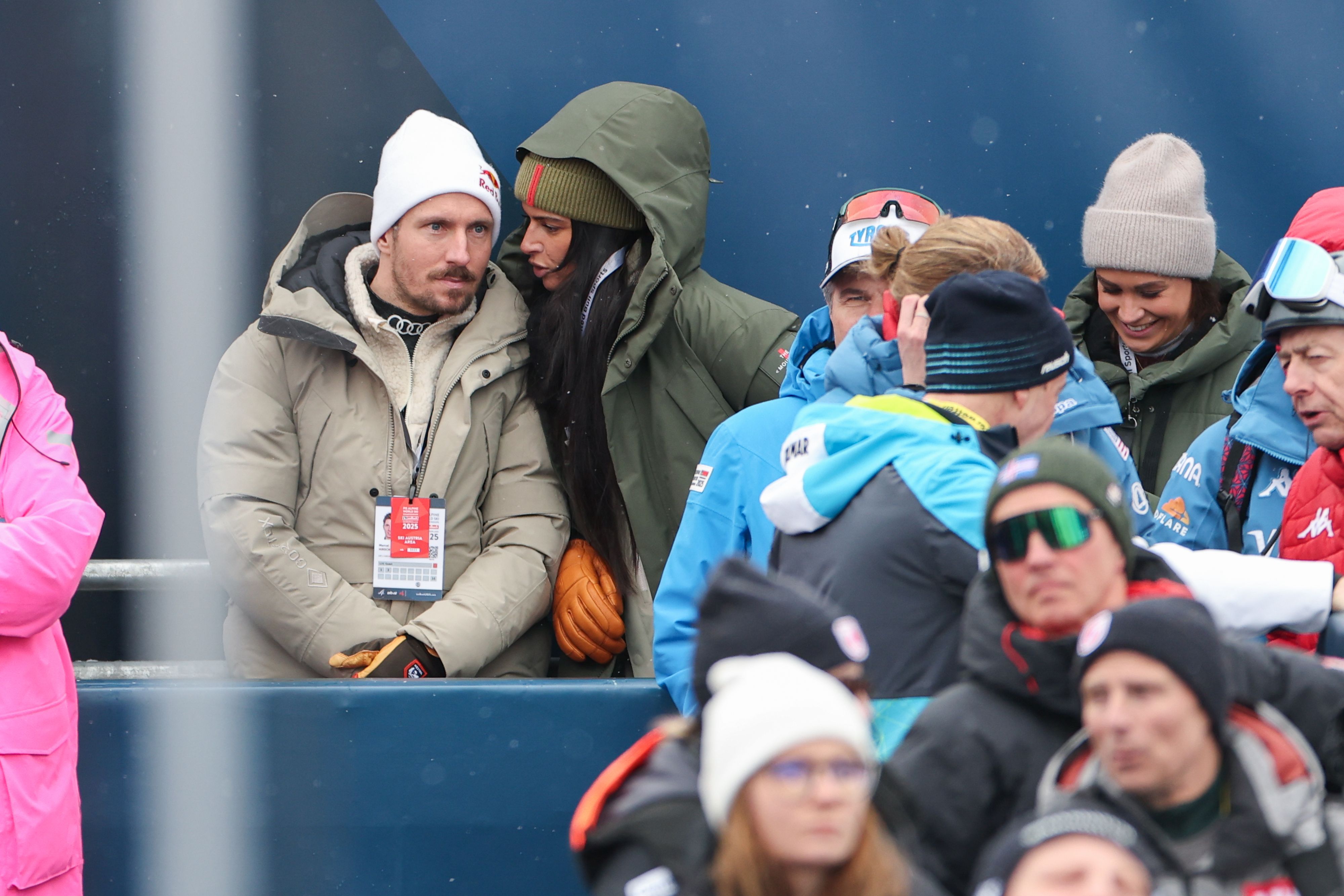 Ski-Star Marcel Hirscher und seine Freundin in Saalbach. 