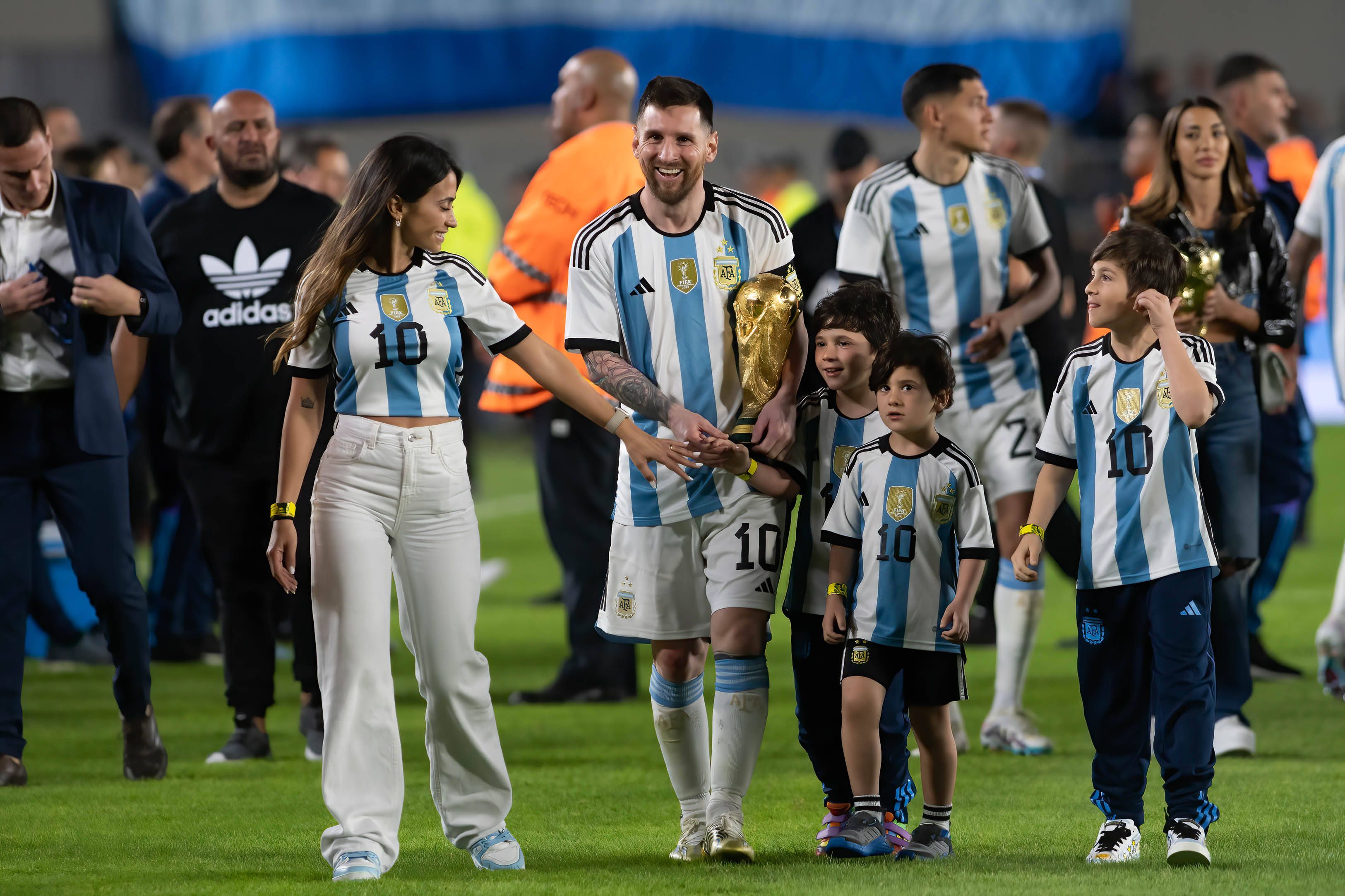 Lionel Messi und Antonela Roccuzzo haben drei Söhne. 