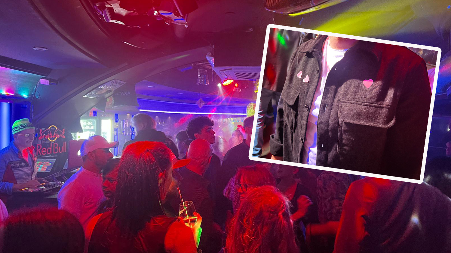 Valentinstag neu definiert: Sticker helfen beim Flirten in der Kult-Disco.