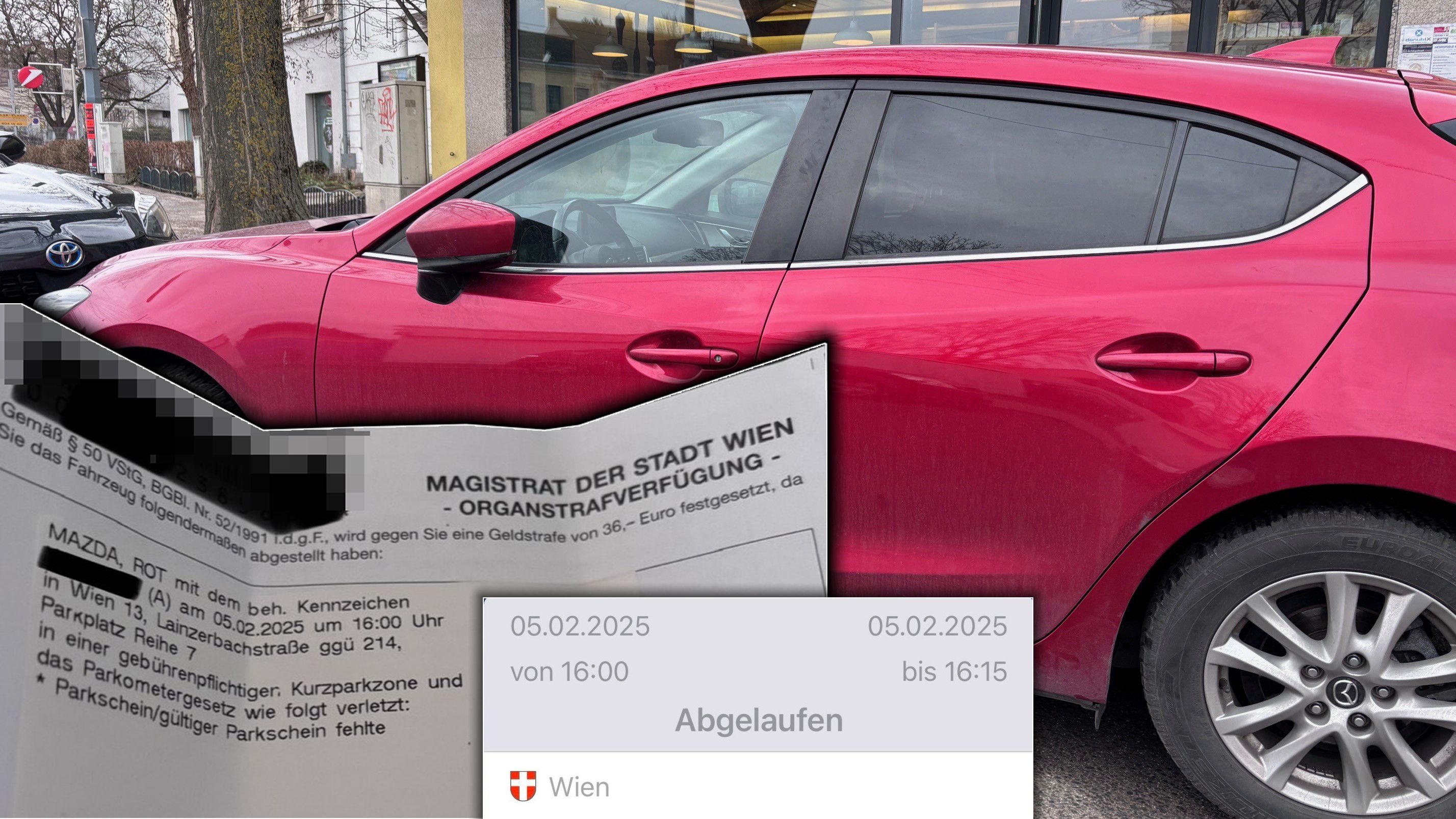 Wienerin löst Parkschein, muss trotzdem Strafe zahlen