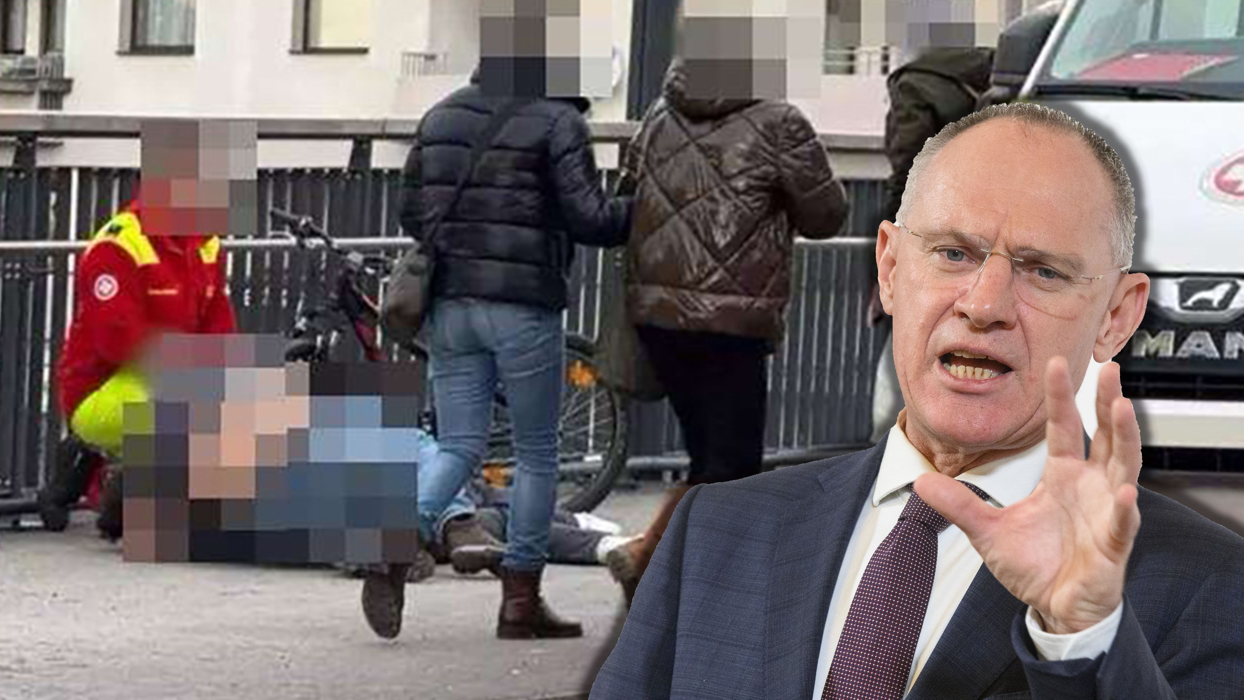 Am Tag nach der Messerattacke in Villach trat Innenminister Gerhard Karner vor die Presse. 