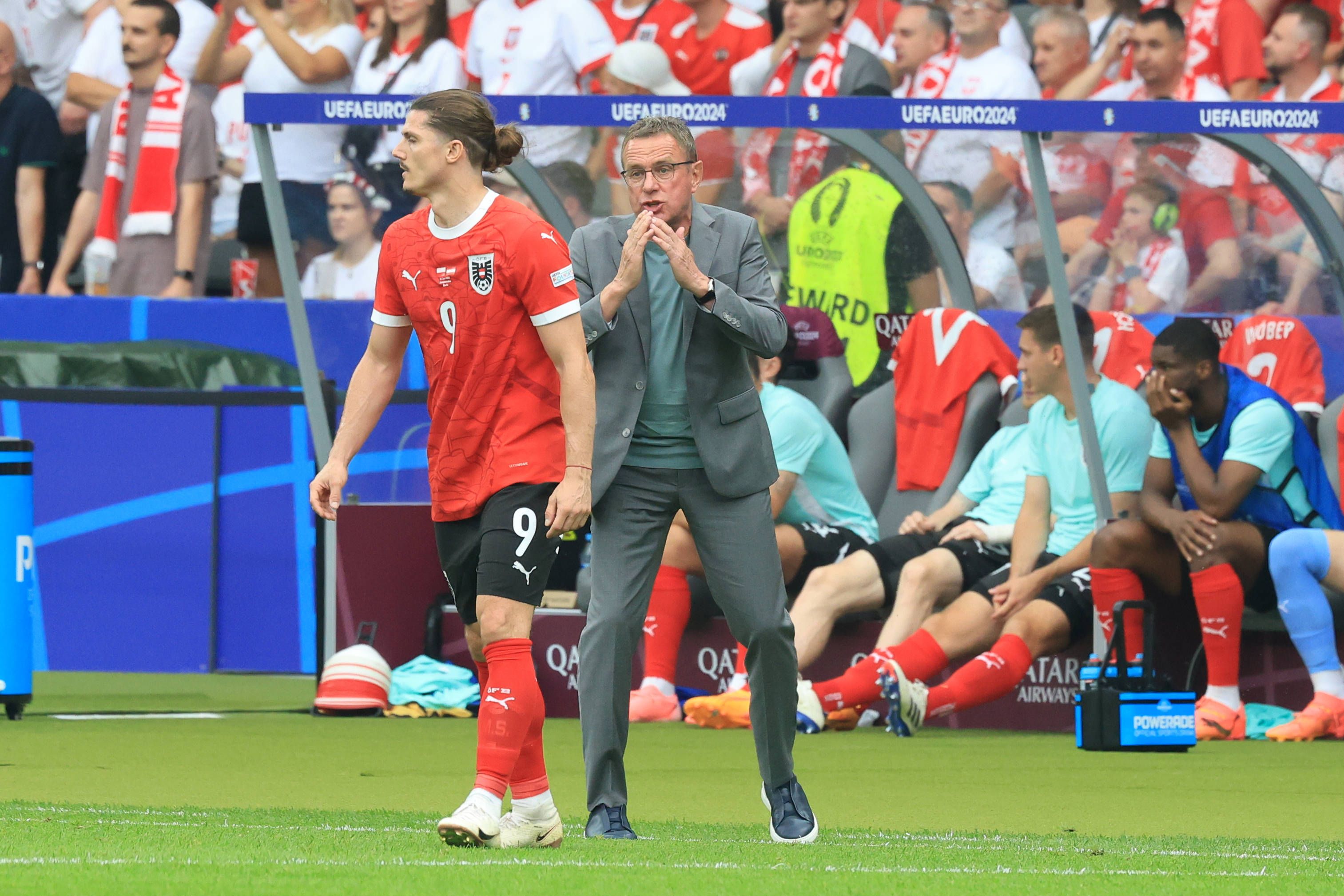 Beim ÖFB-Team zeigt Marcel Sabitzer meist starke Leistungen, bei Dortmund aktuell nicht.