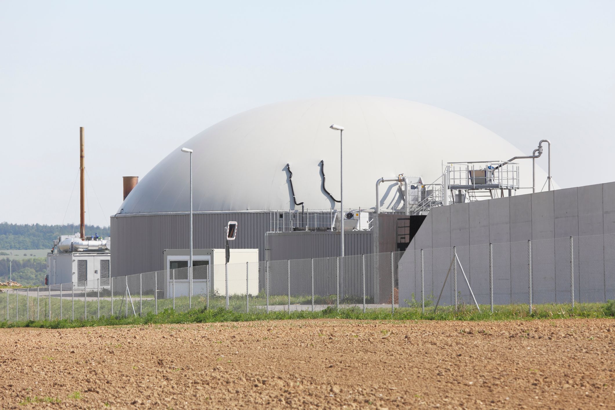 Symbolbild einer Biogasanlage.