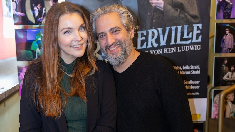 Barbara Kaudelka und Markus Tavakoli bei der "Baskerville"-Premiere.