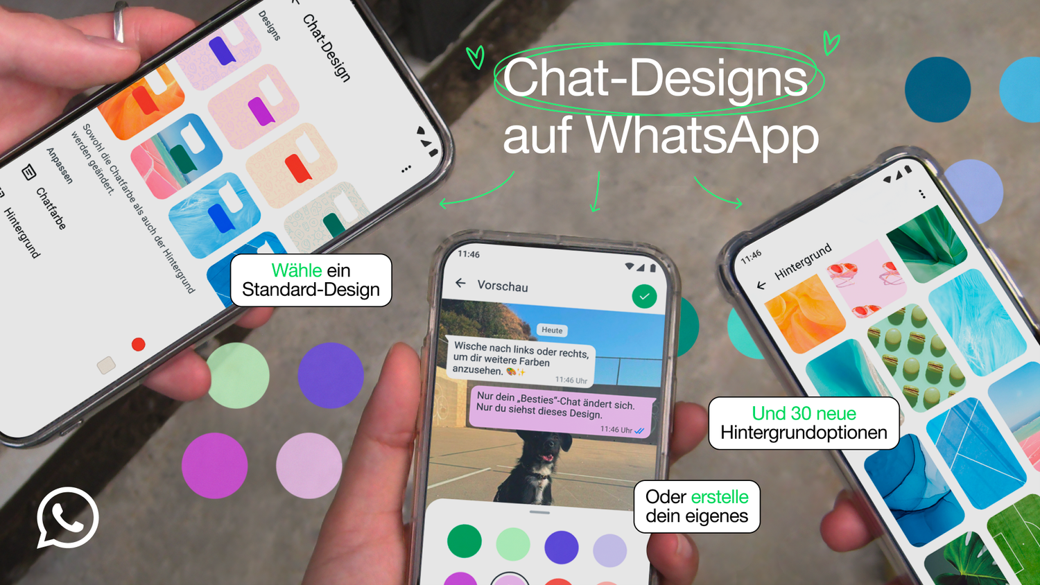 WhatsApp: Das Design der App lässt sich bald individuell anpassen.