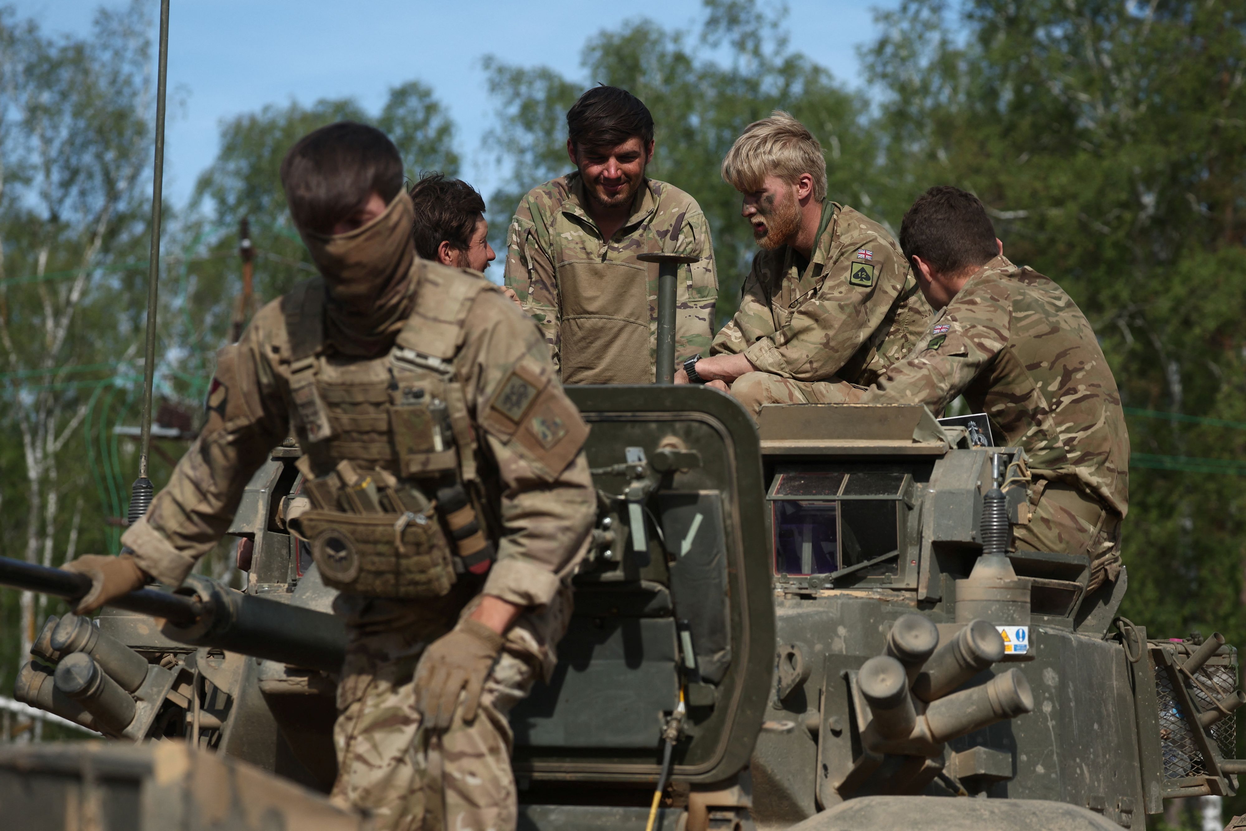 Der britische Premierminister überlegt britische Soldaten in die Ukraine zu schicken. Symboldbild.