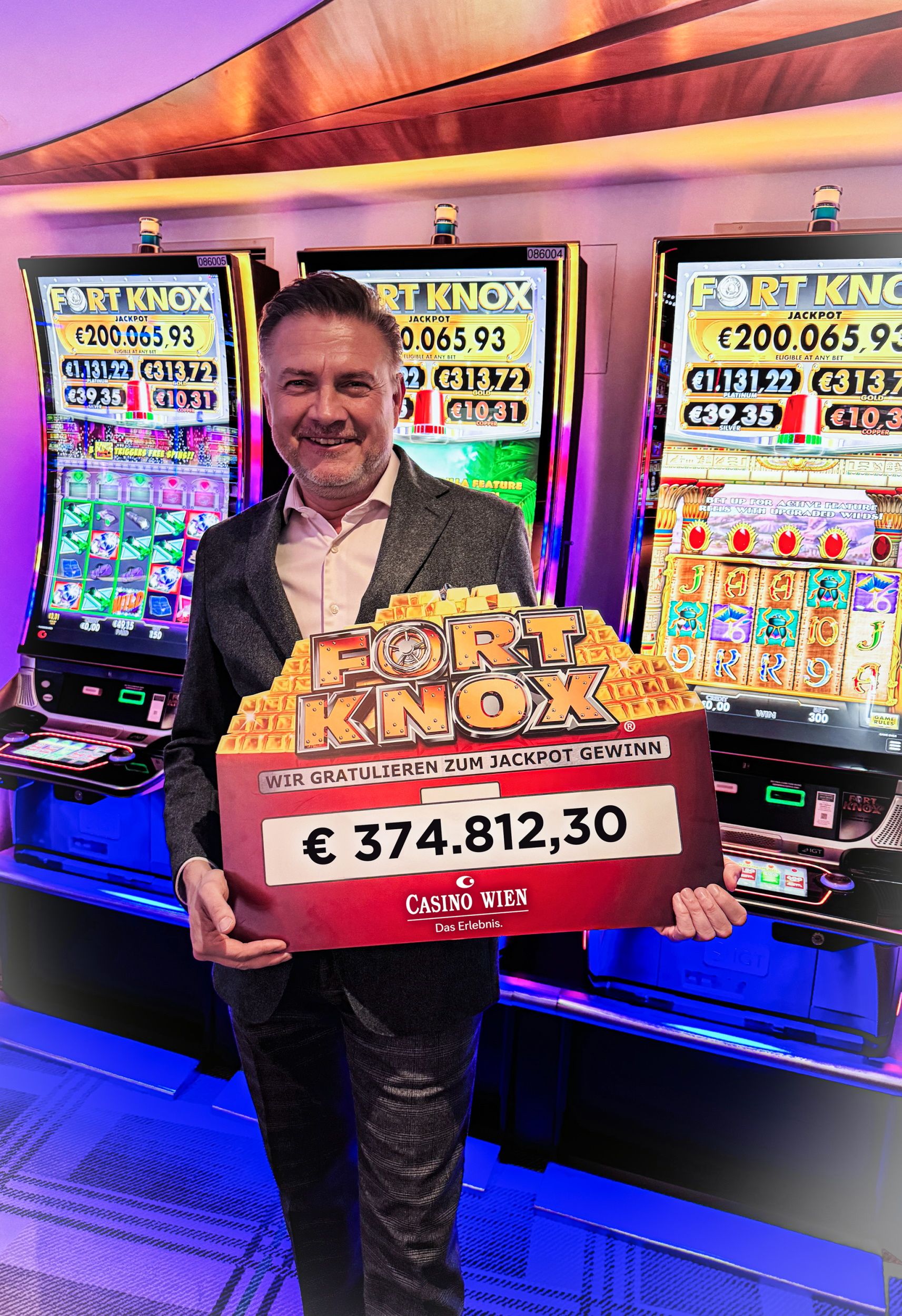 Eine Stammgästin darf sich über fast 375.000 Euro freuen.