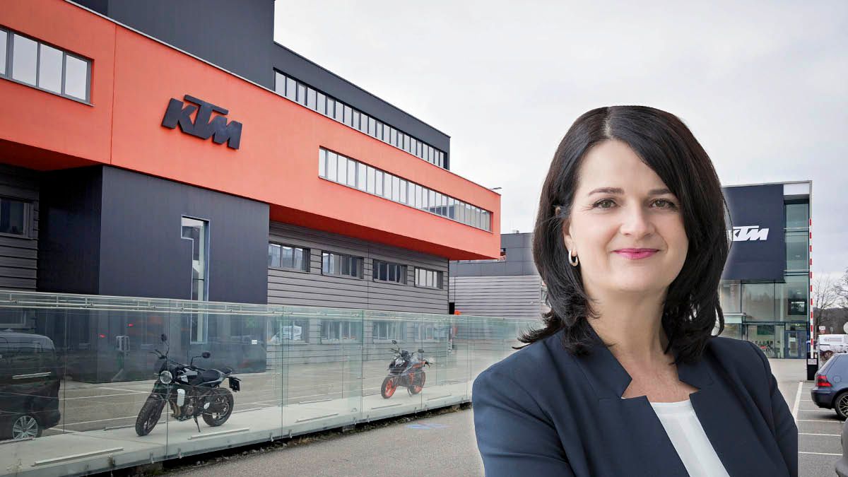 KTM stehen entscheidende Tage bevor. Im Bild: Petra Wögerbauer vom Kreditzschutzverband