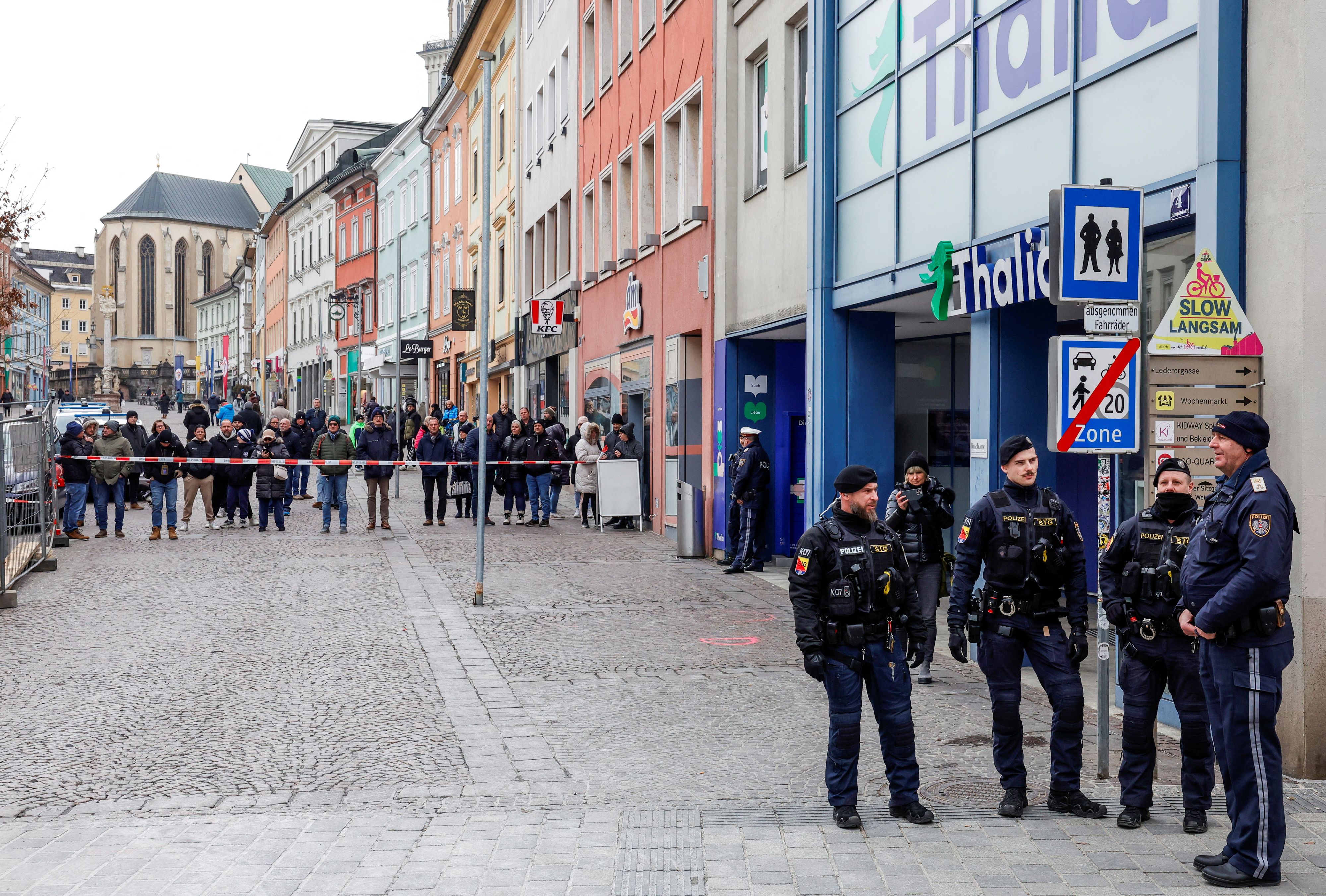 Große Trauer in Villach nach dem Terroranschlag.