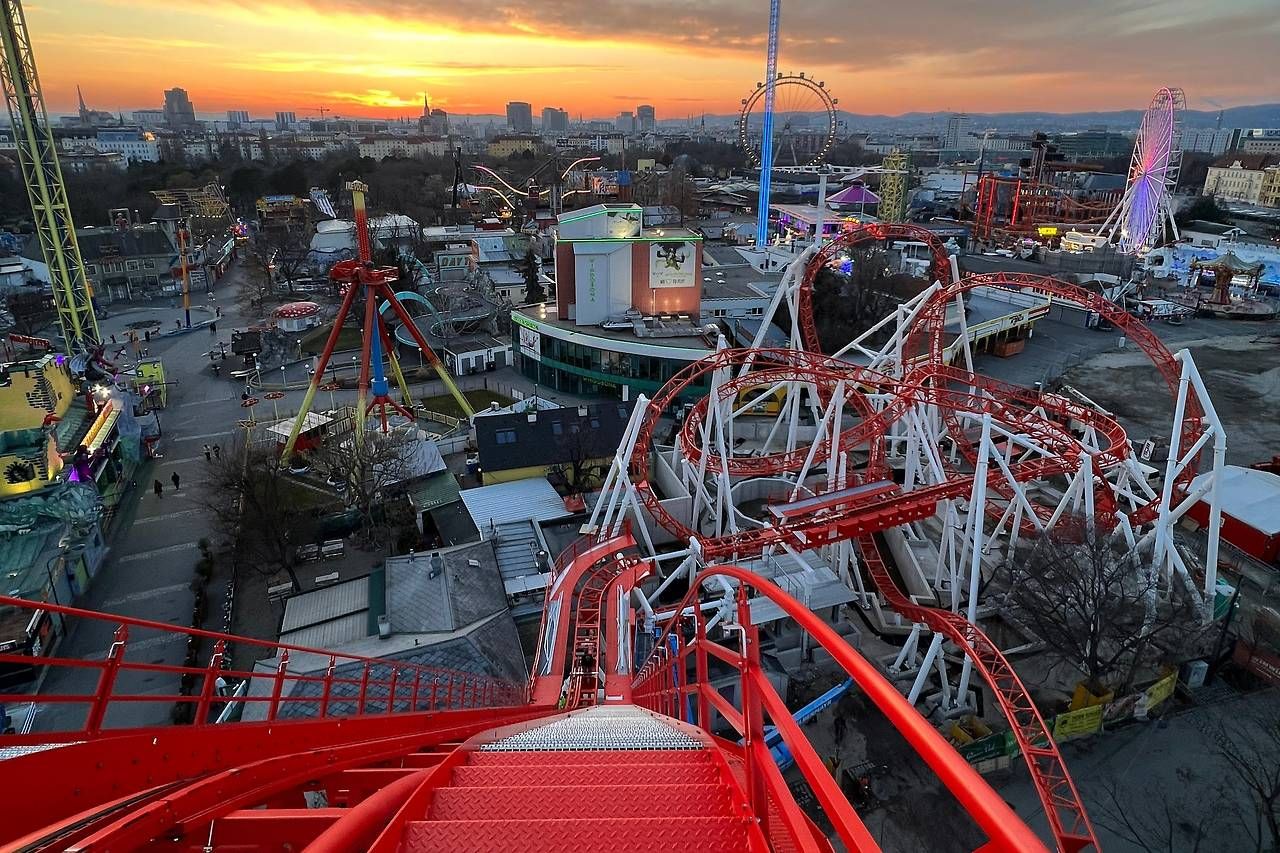 Die neue Achterbahn im Prater stellt ein Highlight dar.