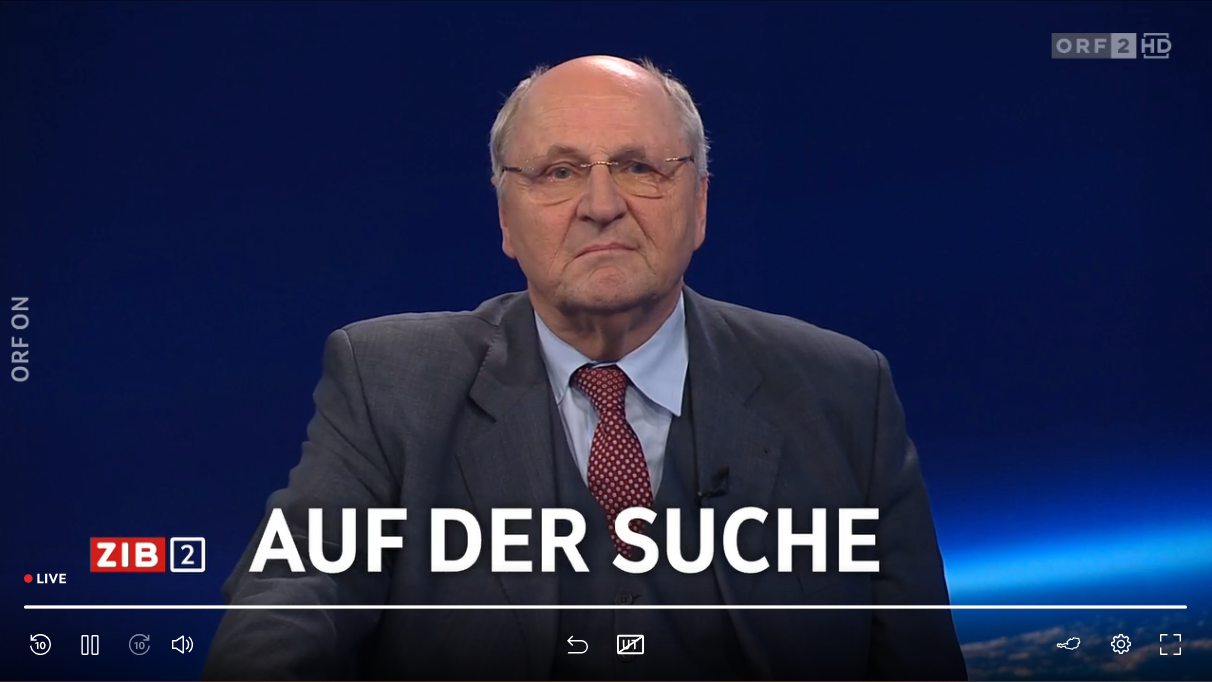 Wirtschaftsforscher Christoph Badelt am späten Dienstagabend in der ORF-