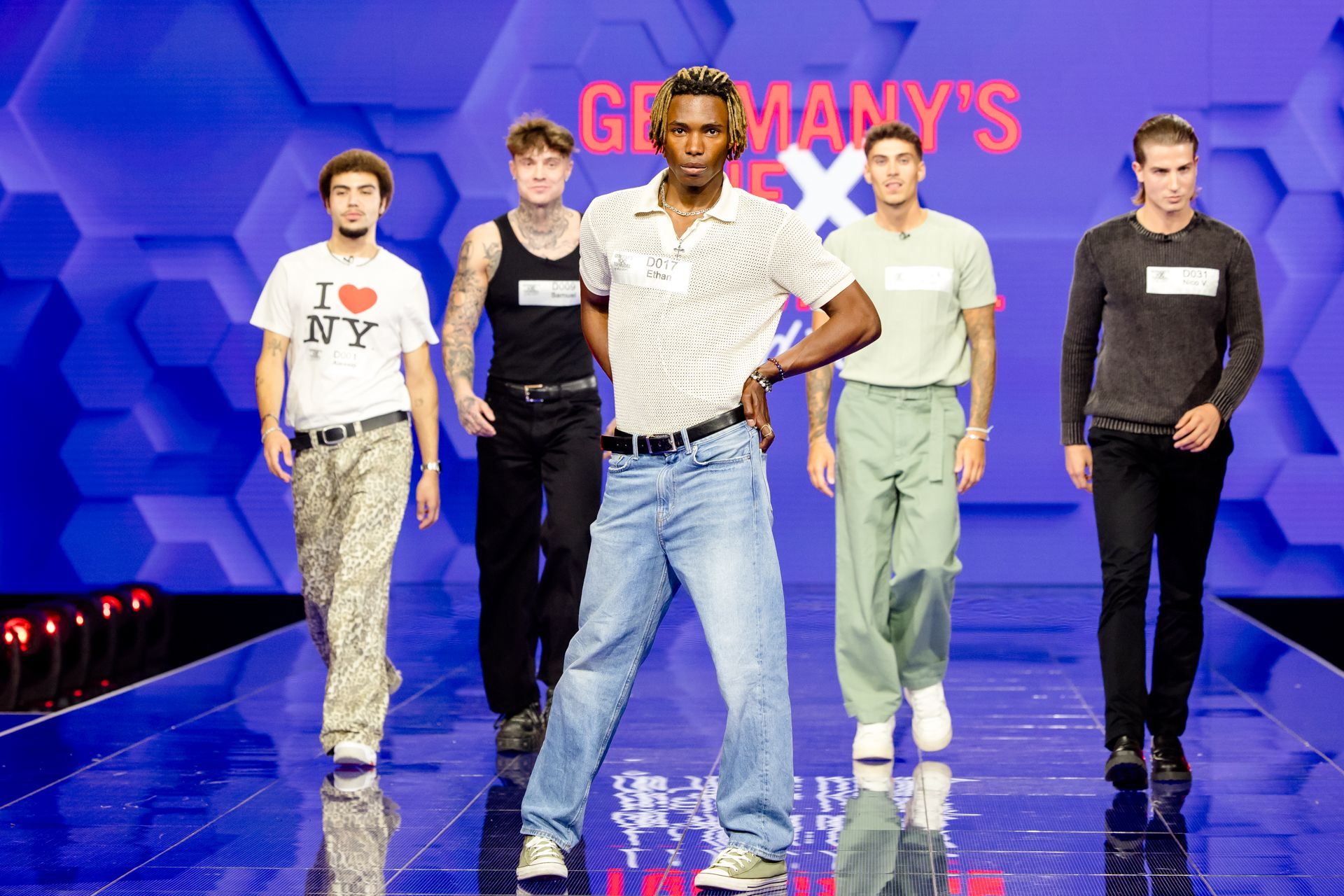 Alessio, Samuel, Ethan, Ryan und Nico Valentino wollen Germany's next Topmodel werden.