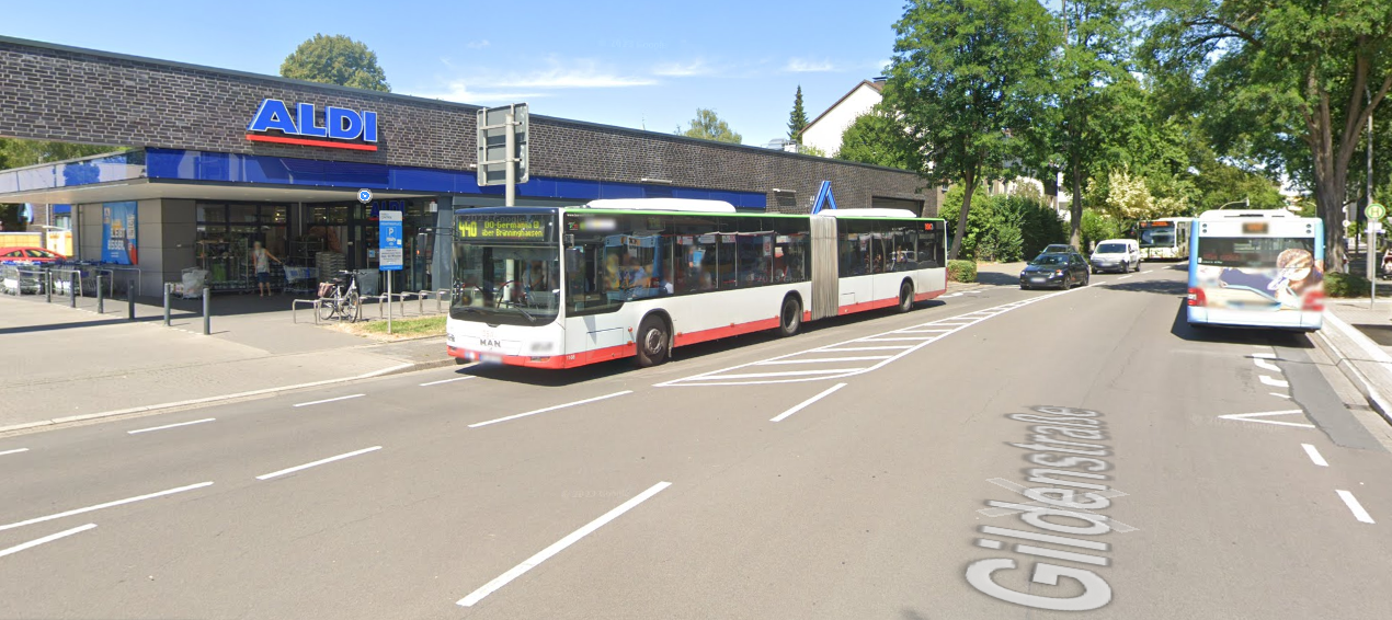 An der Haltestelle Teutonenstraße an der Gildenstraße in Dortmund kam es zu den brutalen Reizgas-Einsatz.