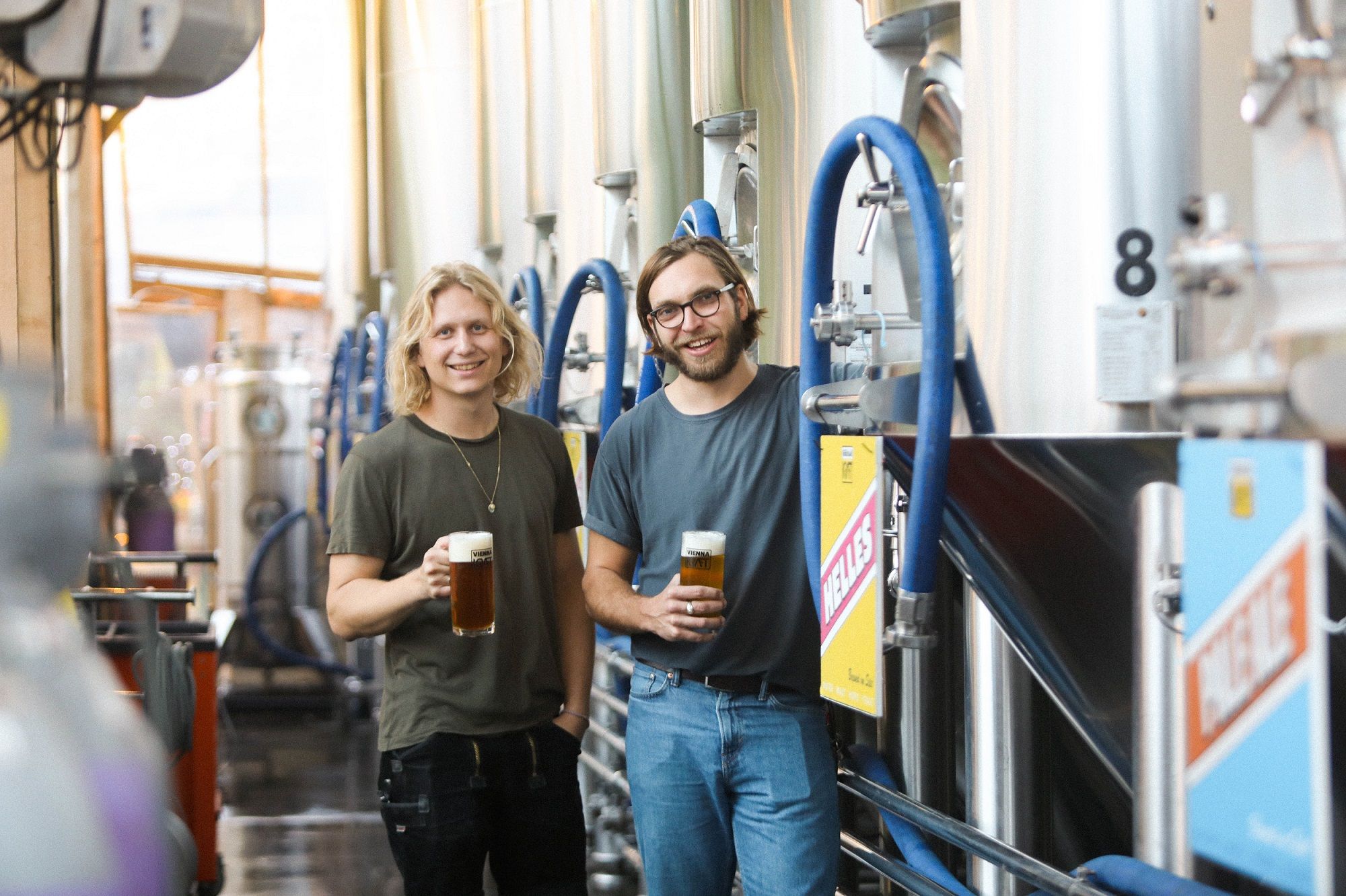 Portrait der Gründer des Gleisgarten Felix Bollen und Anton Borkmann.