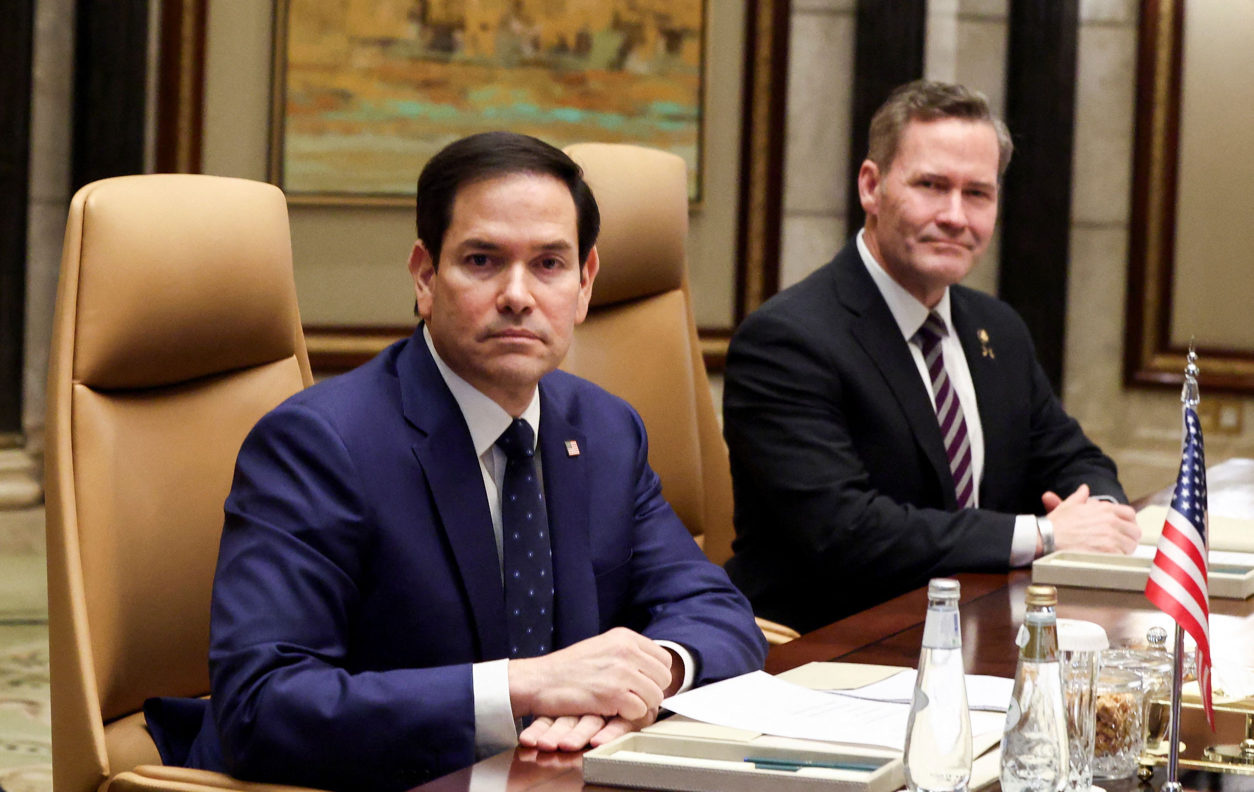 Zu den US-Vertretern gehört der Außenminister Marco Rubio.