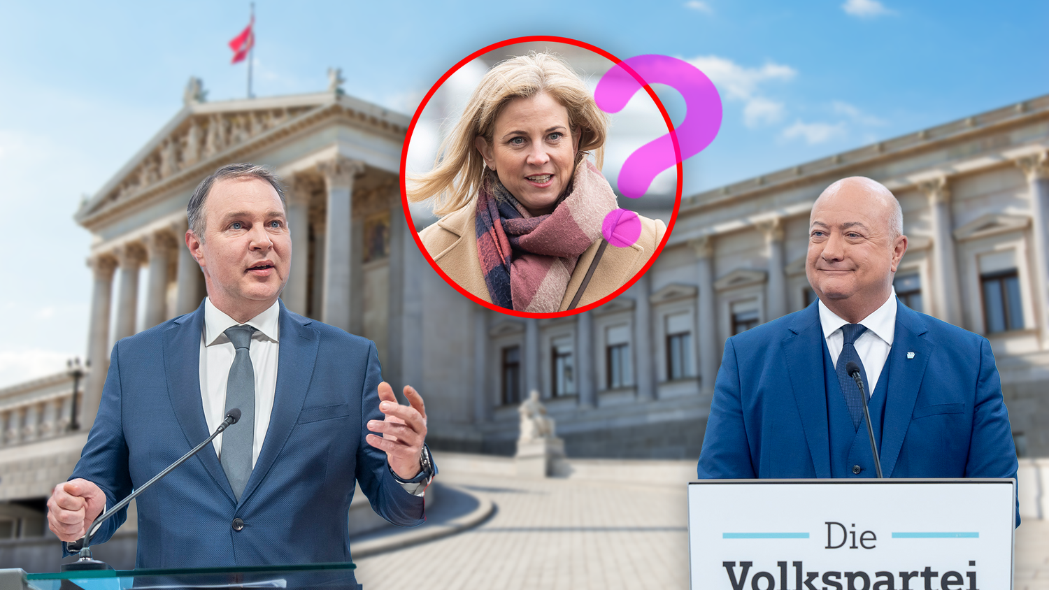 ÖVP-Chef Stocker und SPÖ-Vorsitzender Babler nähern sich einer Koalition an – nehmen sie NEOS-Frontfrau Beate Meinl-Reisinger mit an Bord?