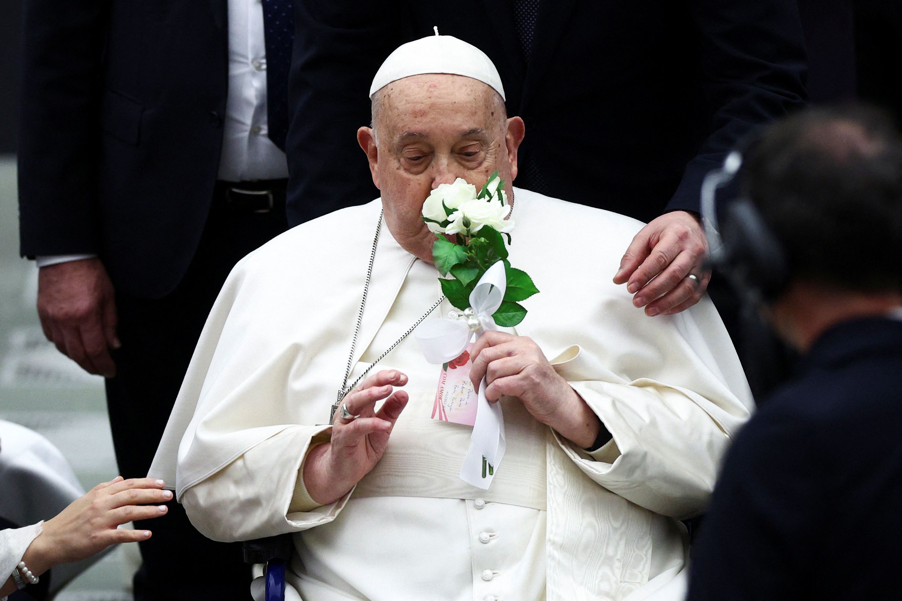 Papst Franziskus bei einem öffentlichen Auftritt Mitte Februar. 