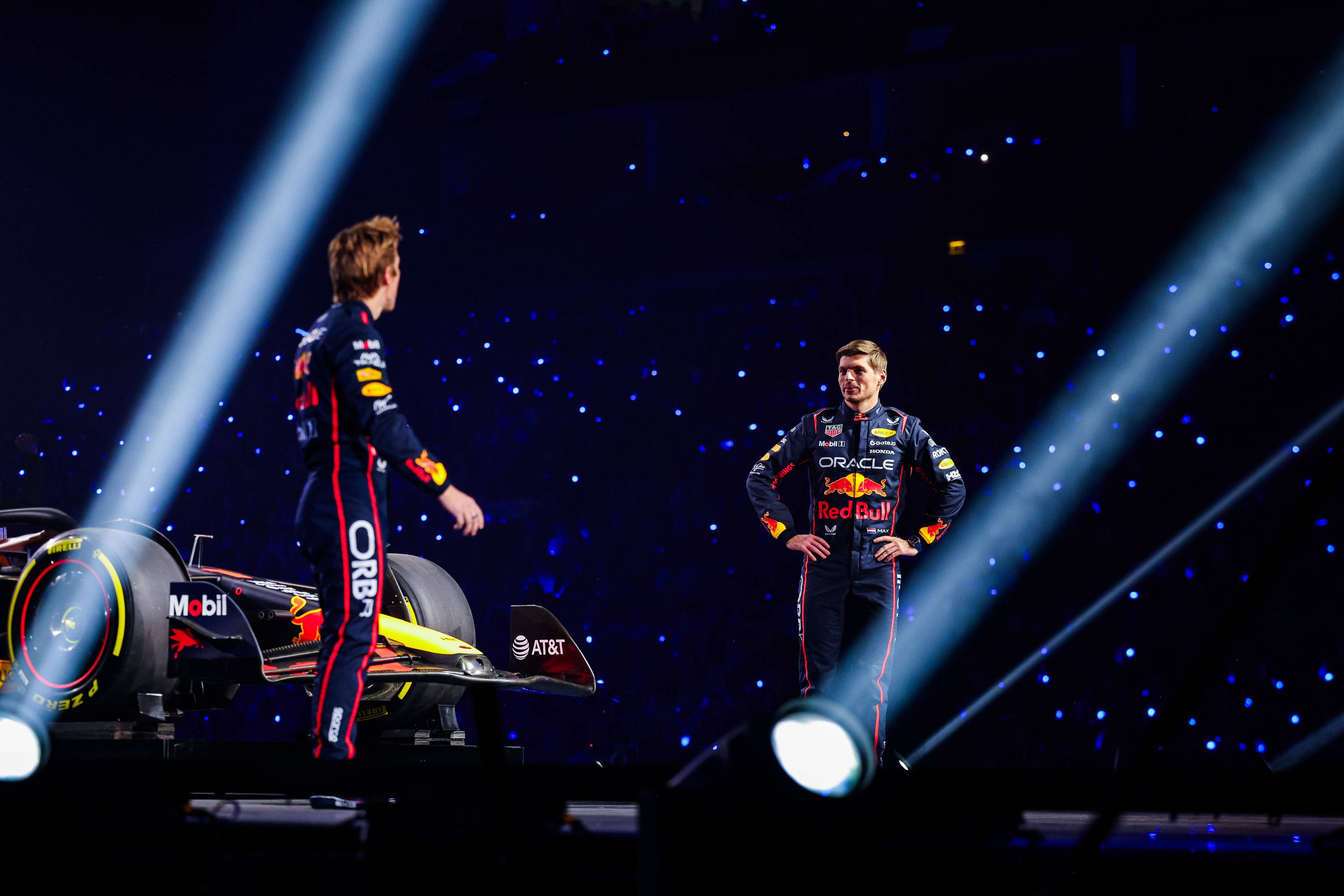 Formel-1-Star Max Verstappen bei der großen Formel-1-Show in London. 