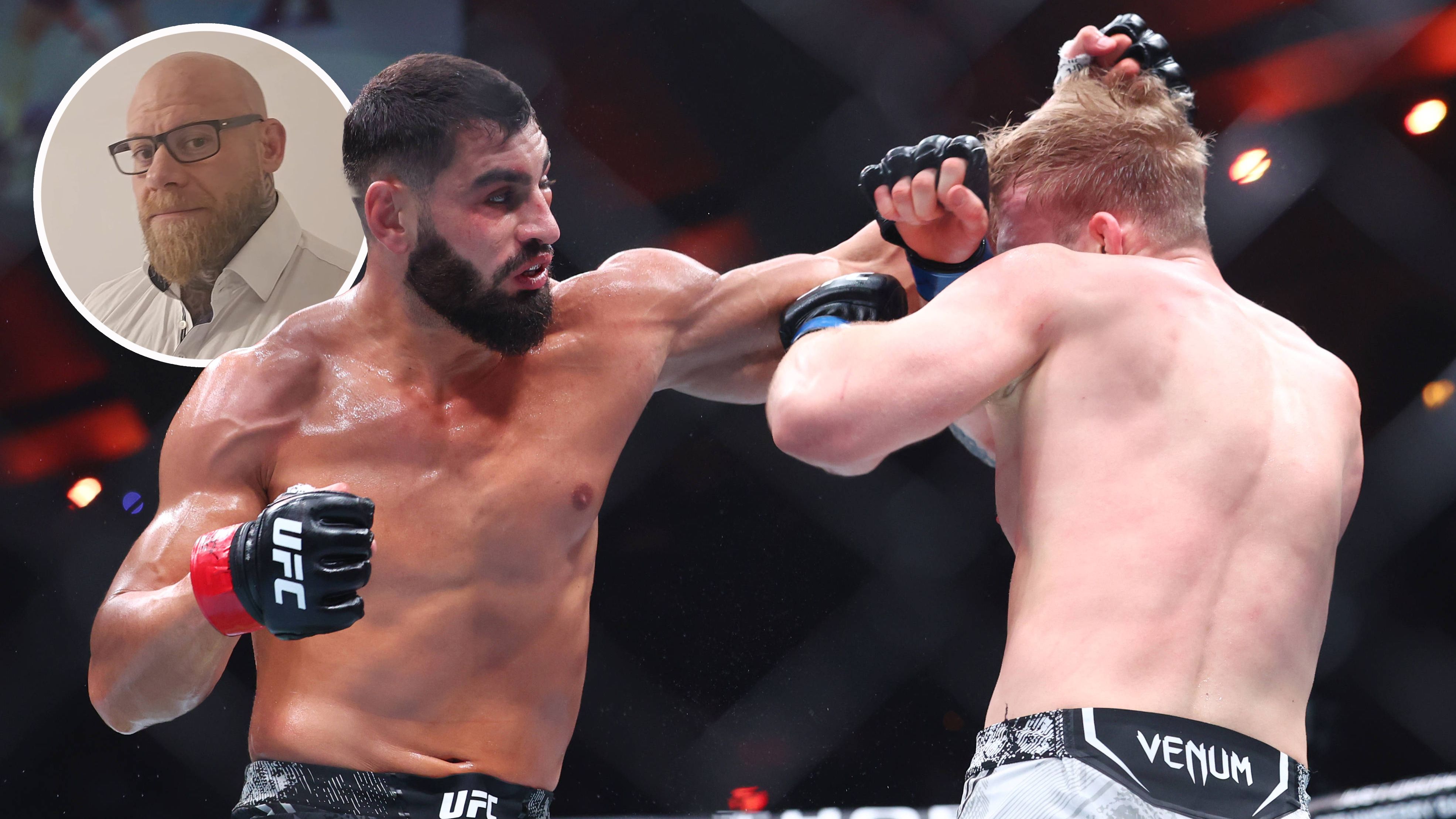 Ibo Aslan (l.) sorgt in der UFC für Furore. MMA-Experte Marc Reifberger (o.) über seinen Seattle-Fight.