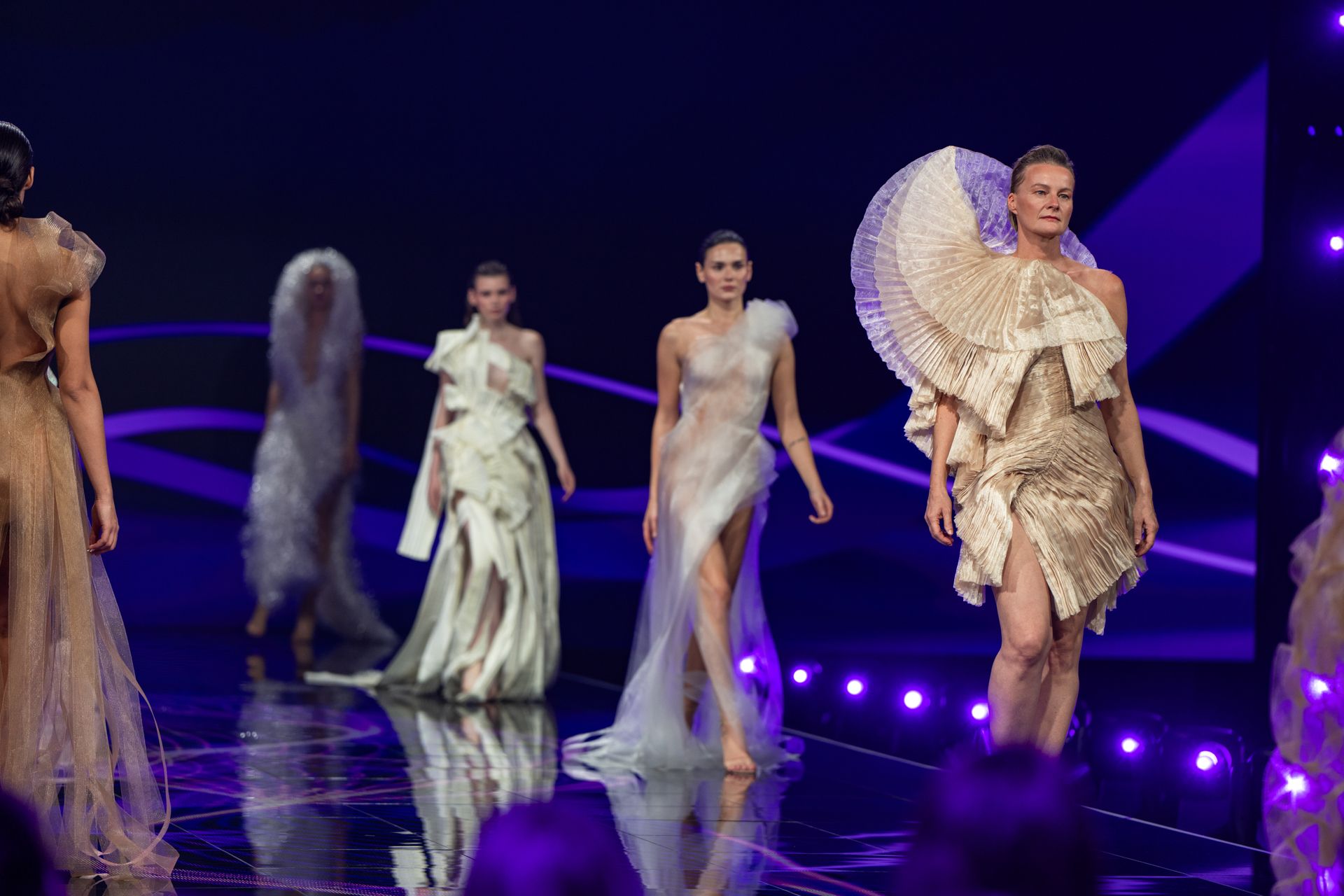 Die Models müssen Heidi überzeugen.