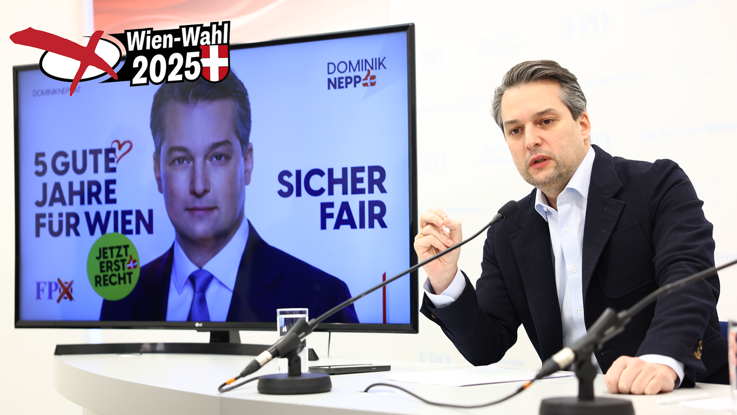 Die FPÖ präsentierte am Donnerstag ihre erste Plakatwelle.