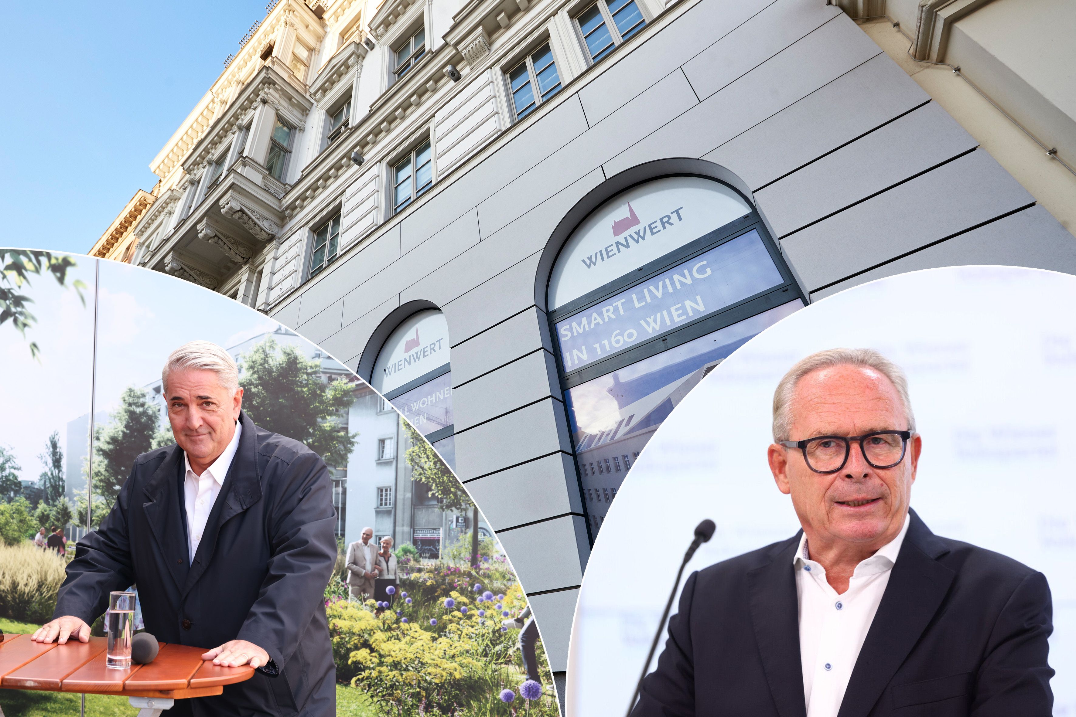 Wienwert-Skandal: Jetzt müssen SPÖ-Bezirksvorsteher Ernst Nevrivy (li.) und Wiens ÖVP-Chef Karl Mahrer (re.) vor Gericht.