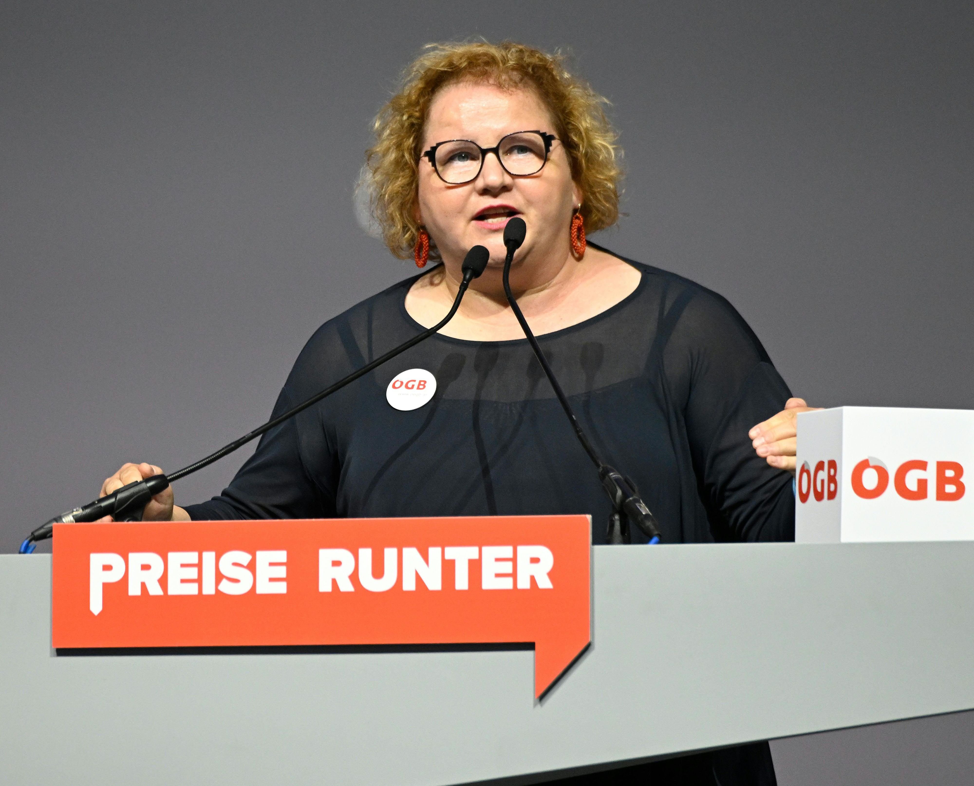 ÖGB-Vizepräsidentin Korinna Schumann wird als Ministerin gehandelt.