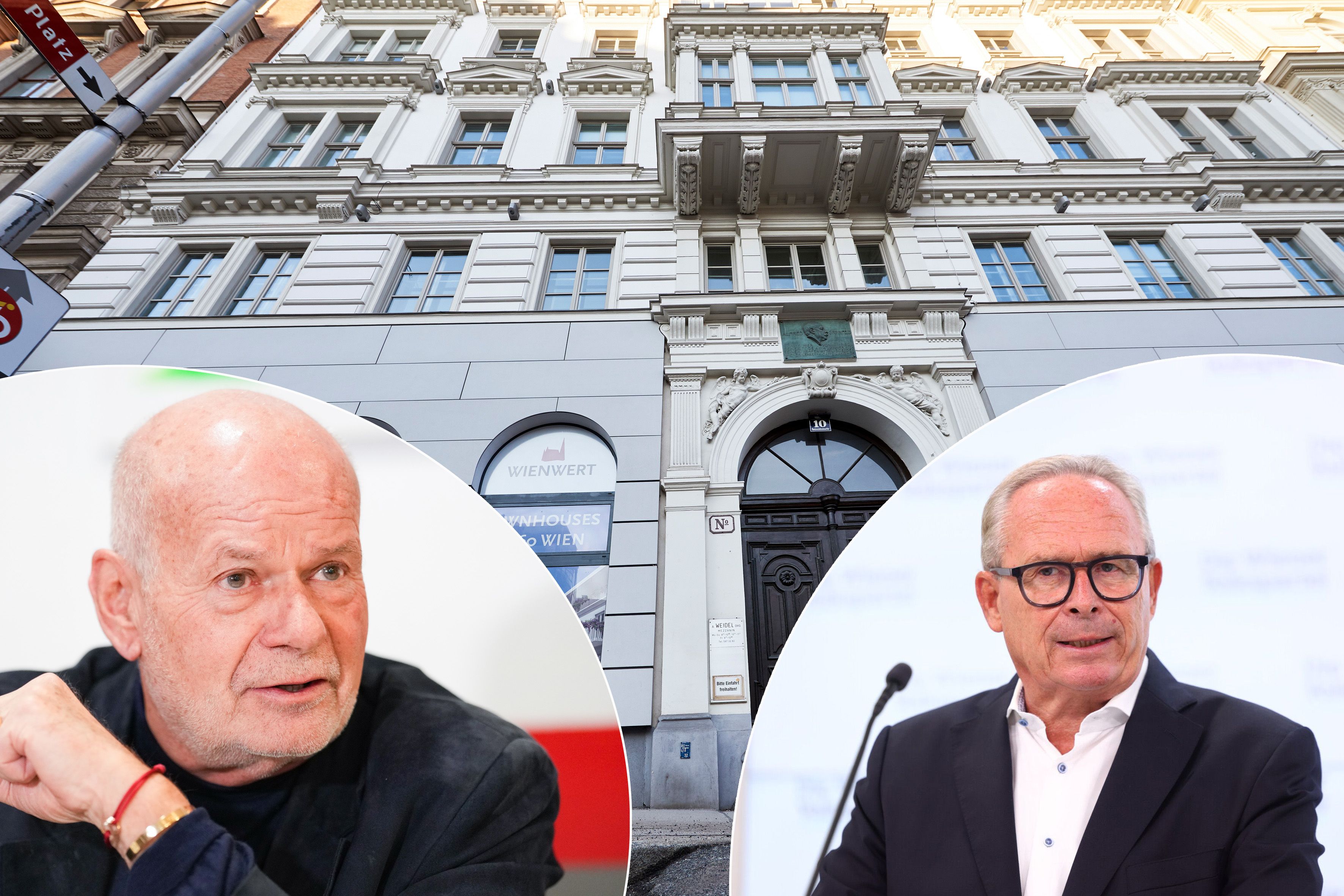 Wienwert-Skandal: Karl Mahrers Anwalt Manfred Ainedter (li.) kritisiert die Anklage gegen seinen Mandanten (re.). Die Causa sorgt weiter für Wirbel.