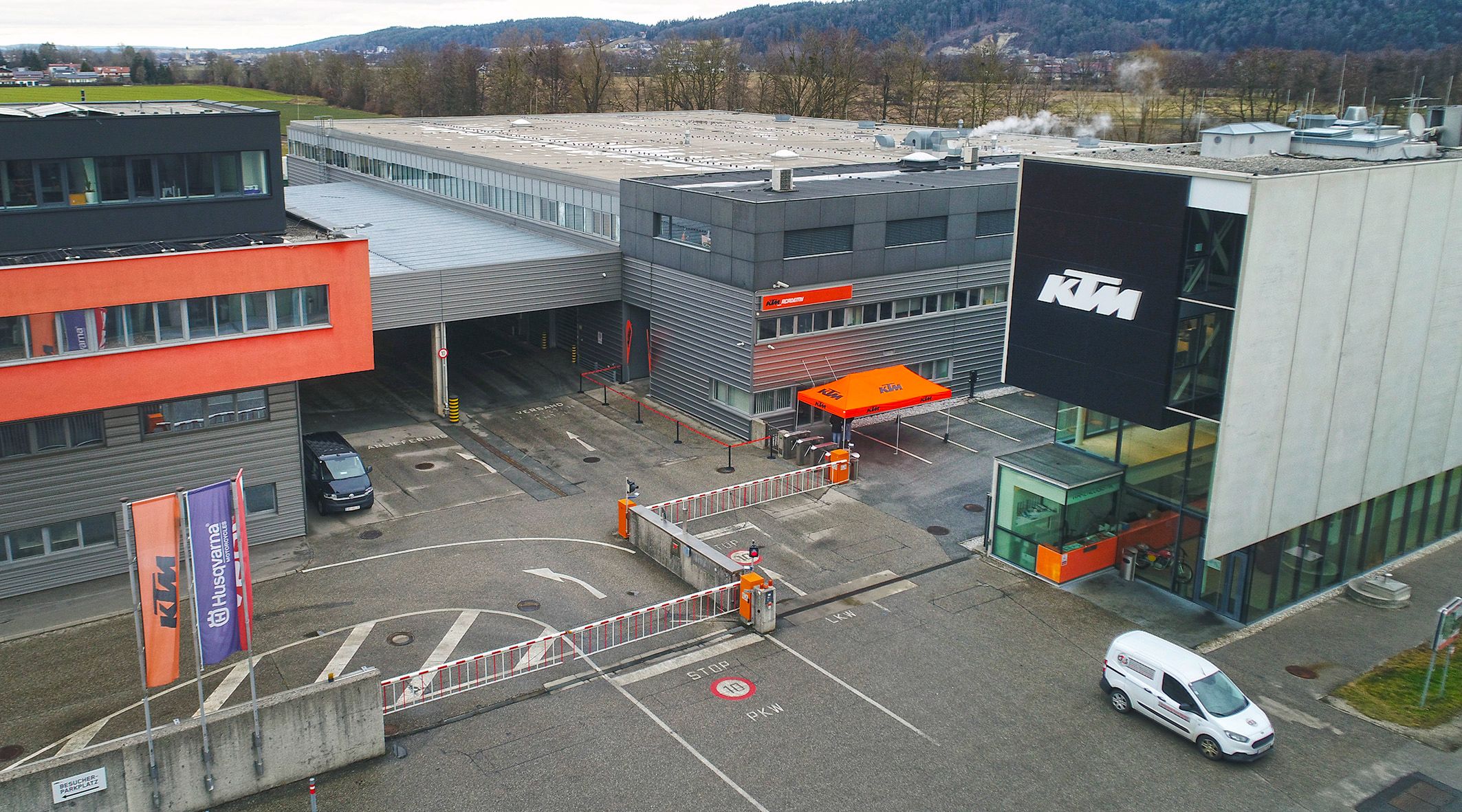 Stille in der KTM-Zentrale - bis Mitte März werden keine Bikes produziert. (Symbolfoto)