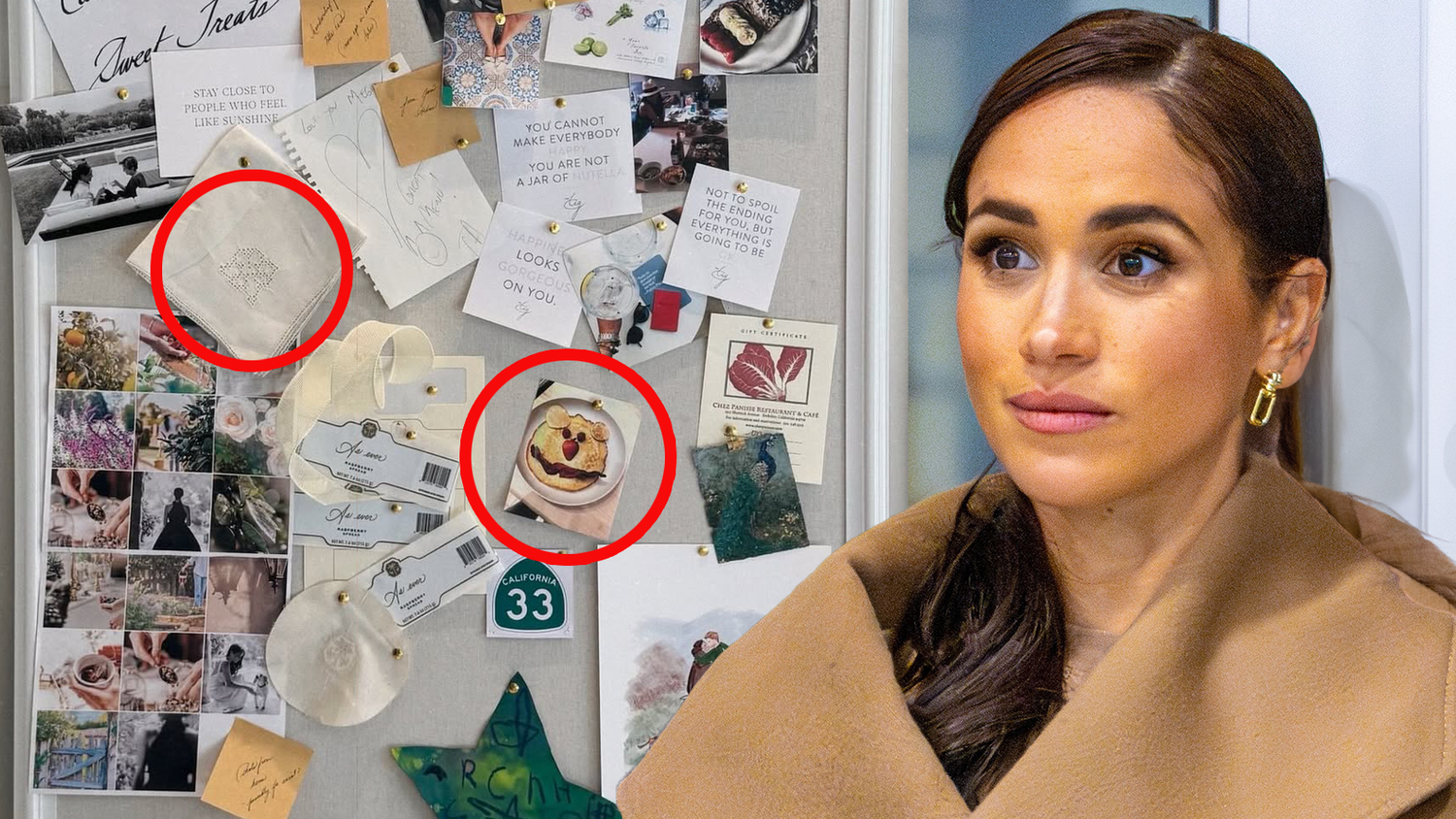 Meghan teilt ihr Visionboard auf Instagram.