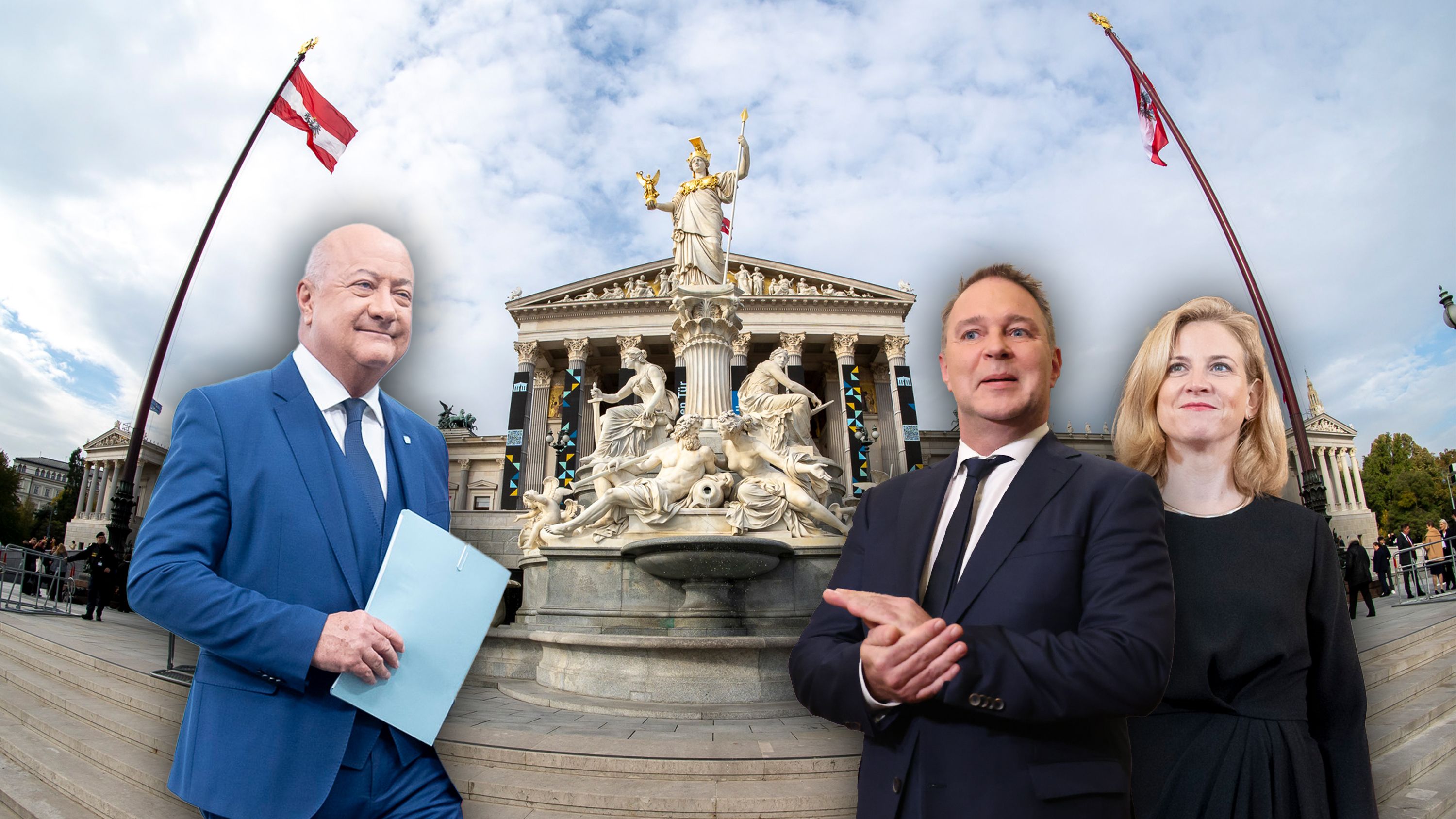 Comeback für die Austro-Ampel: Heute fallen wichtige Entscheidungen bei Stocker, Babler und Meinl-Reisinger.