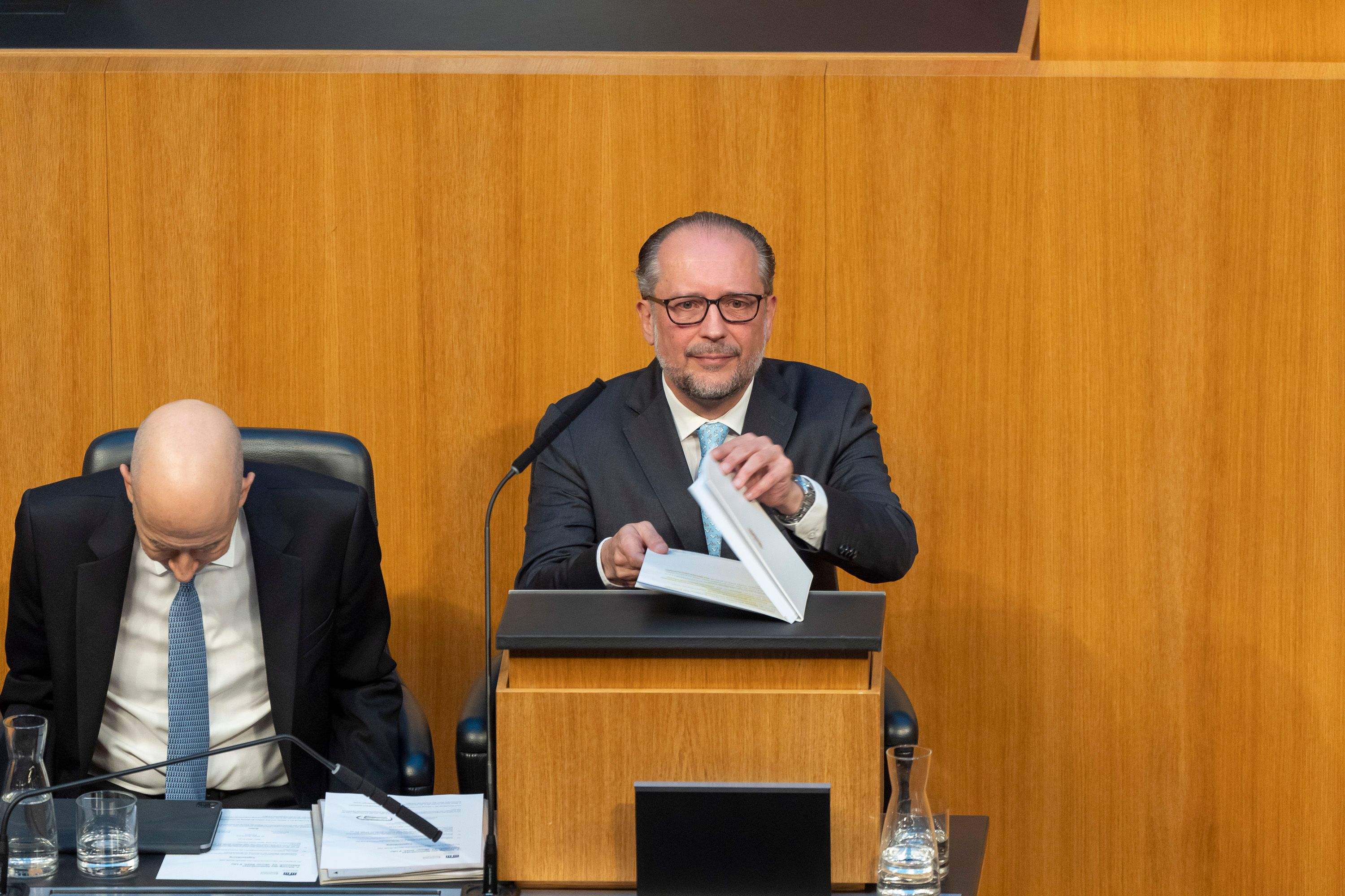 Alexander Schallenberg schließt das Kapitel Politik.