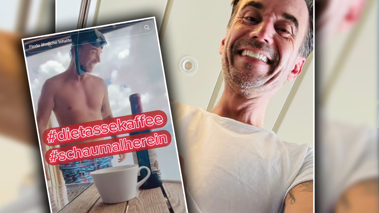 Florian Silbereisen zeigt sich ganz privat auf TikTok. Dabei kommen auch seine Tattoos zum Vorschein.